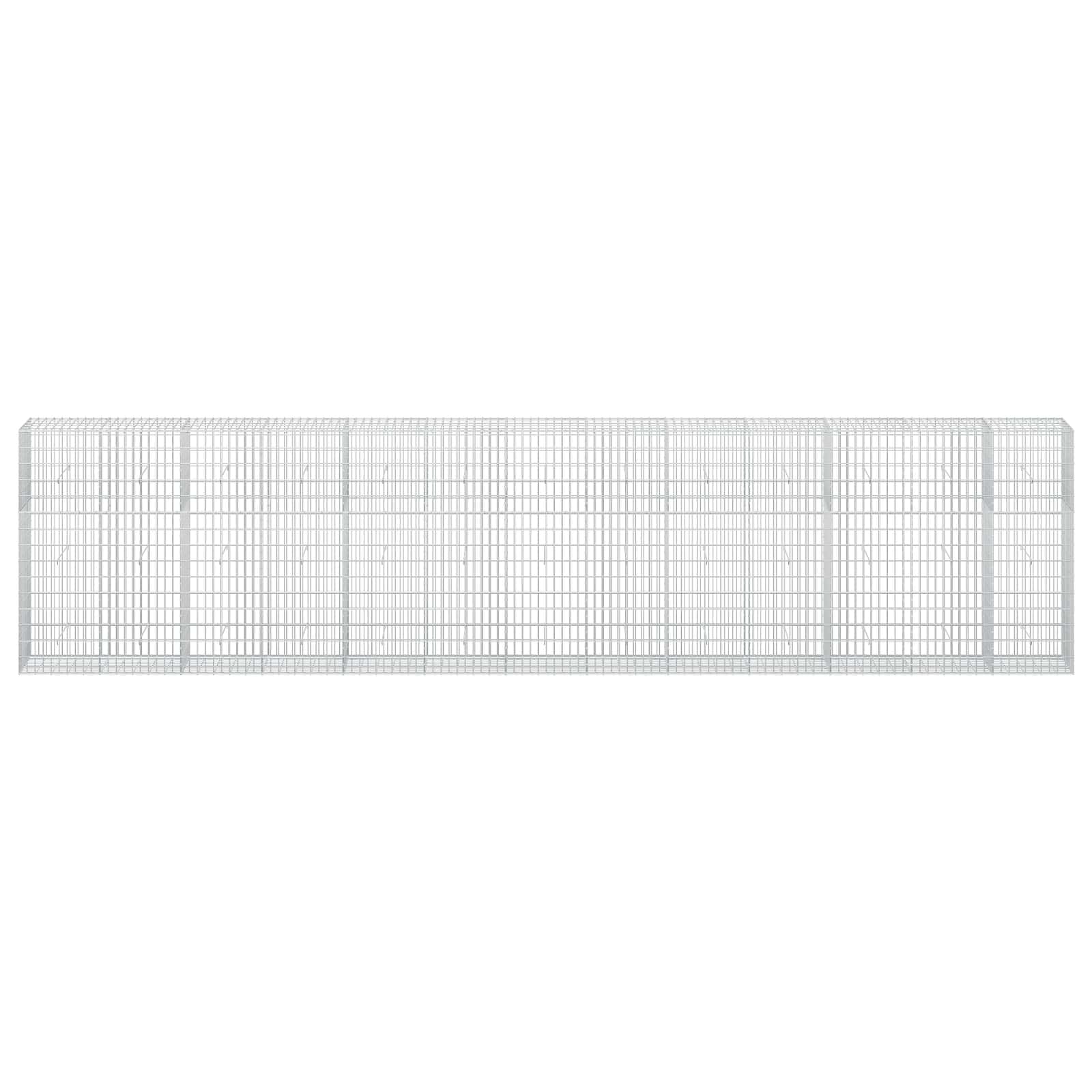 Gabion z žico 5 mm in mrežo 5x10 cm 650x50x150 cm