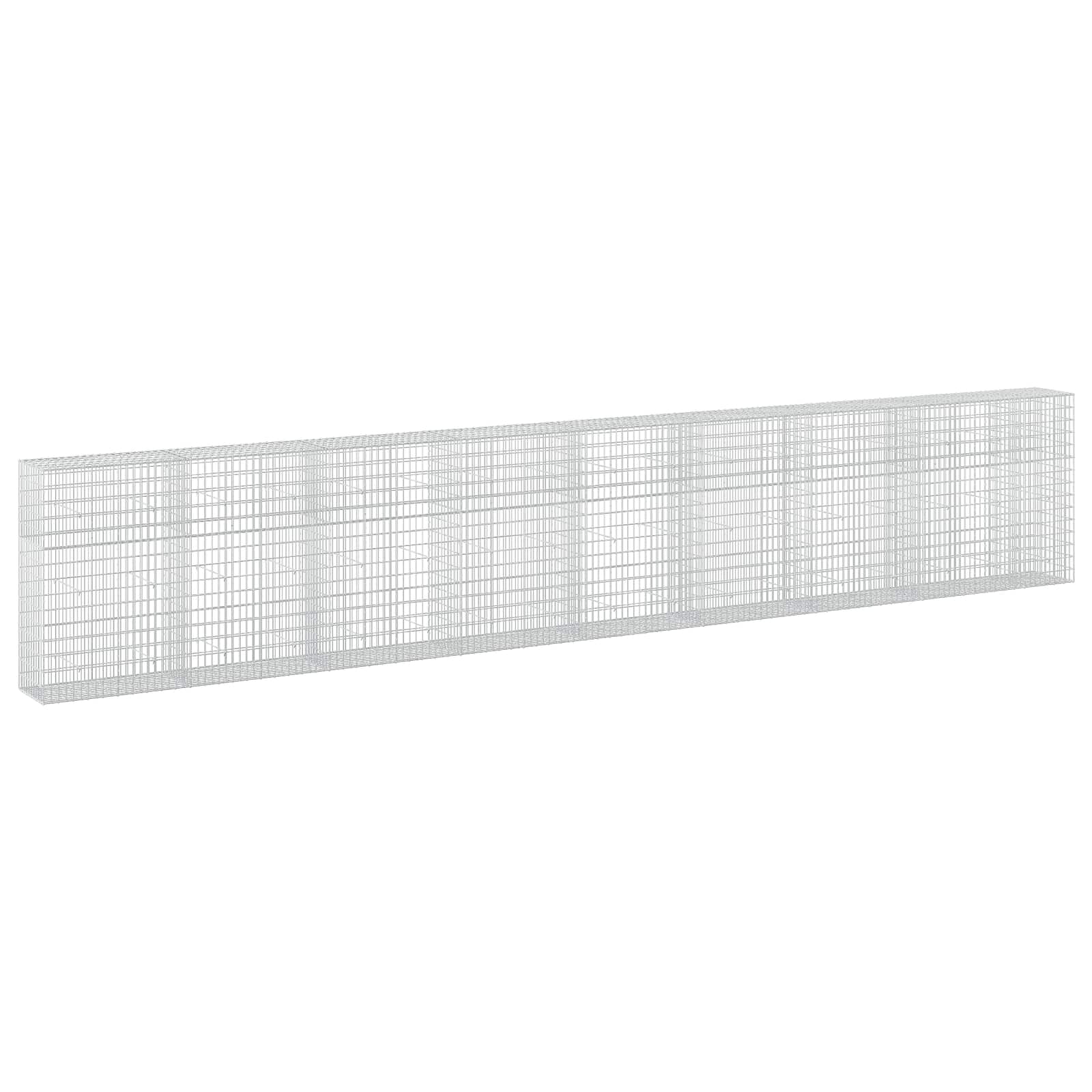 Gabion z žico 5 mm in mrežo 5x10 cm 850x50x150 cm