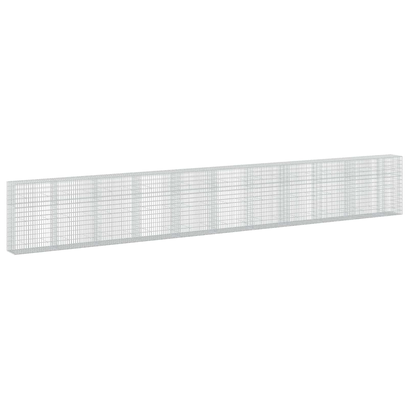 Gabion z žico 5 mm in mrežo 5x10 cm 1050x50x150 cm