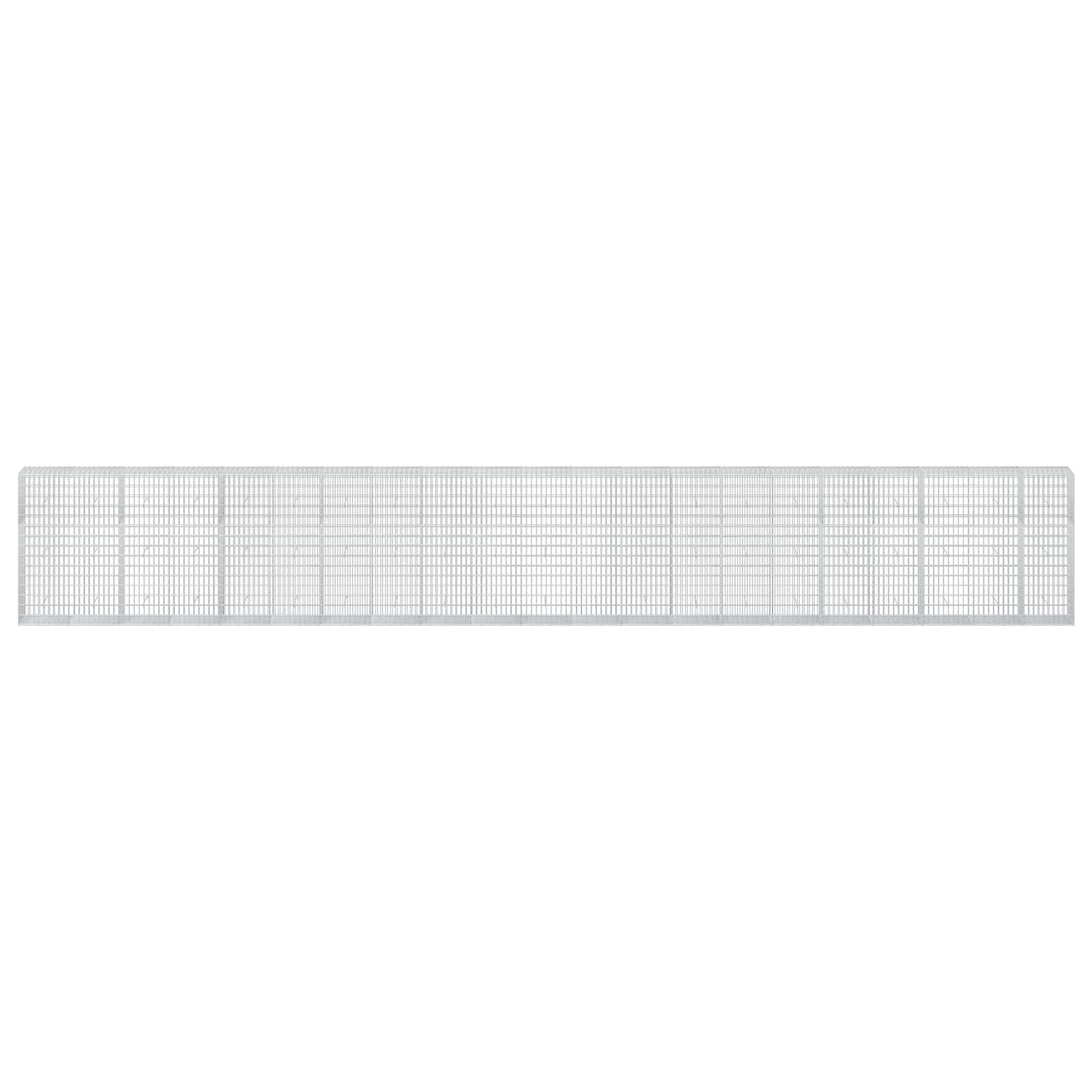 Gabion z žico 5 mm in mrežo 5x10 cm 1050x50x150 cm