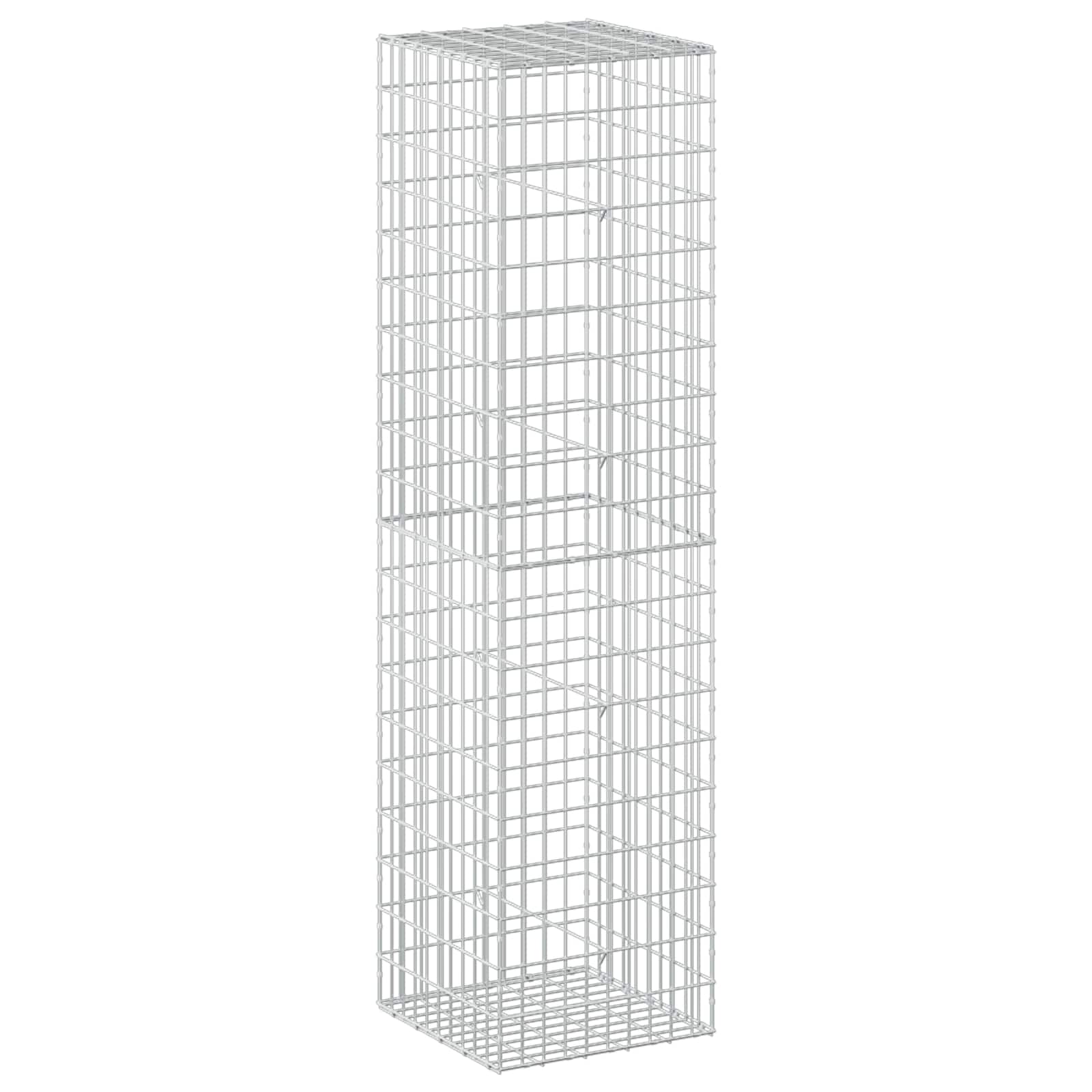 vidaXL Gabion s drátem 5 mm a síťkou 5x10 cm 50x50x200 cm