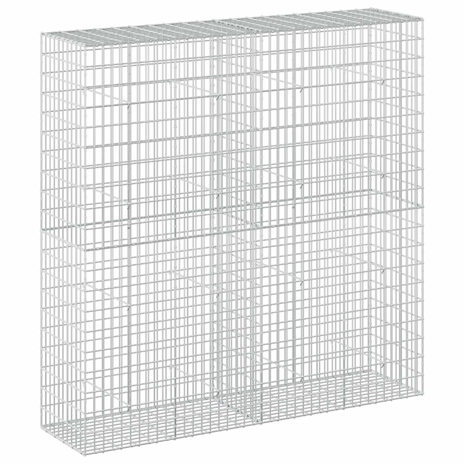 Gabion z žico 5 mm in mrežo 5x10 cm 200x50x200 cm