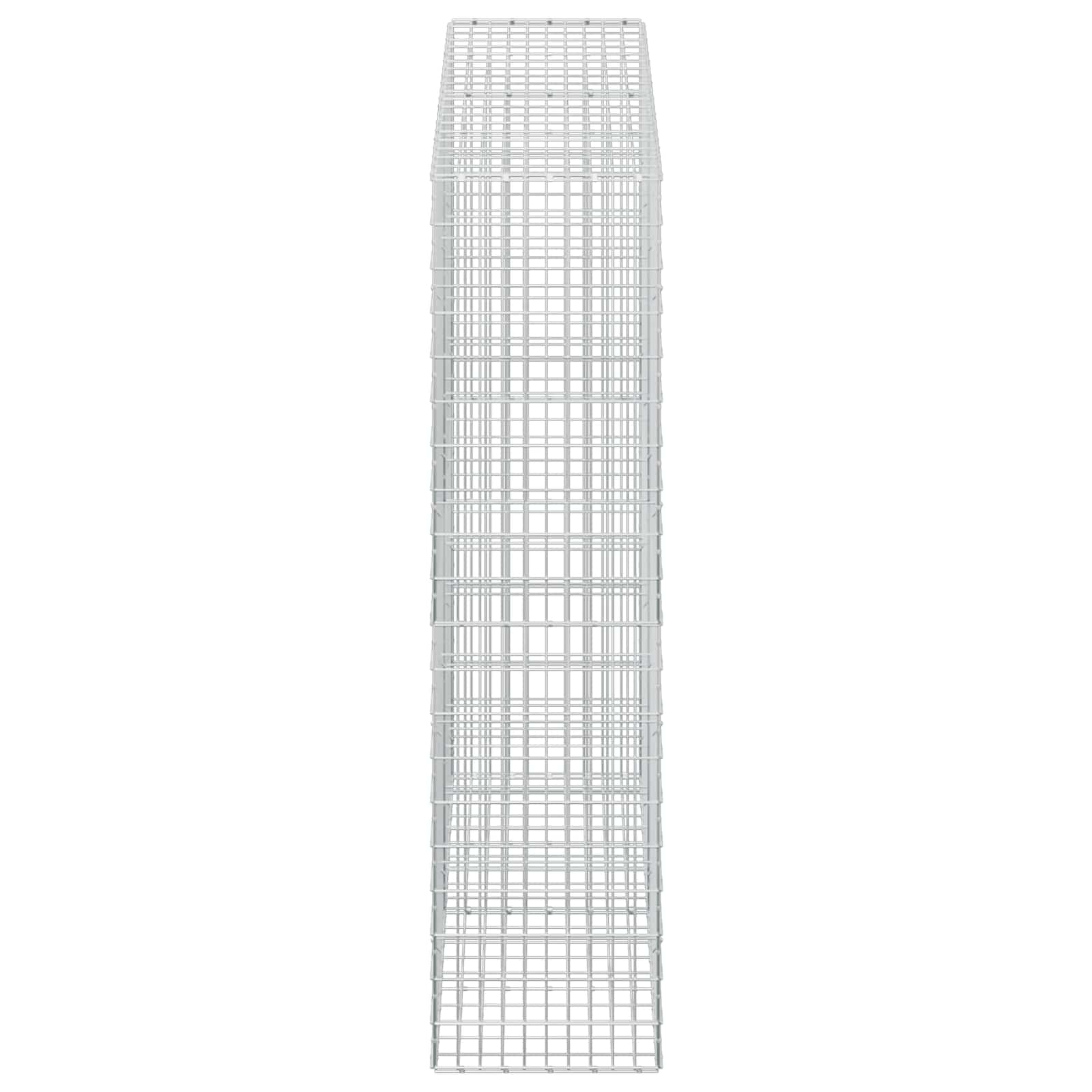 Gabion z žico 5 mm in mrežo 5x10 cm 200x50x200 cm