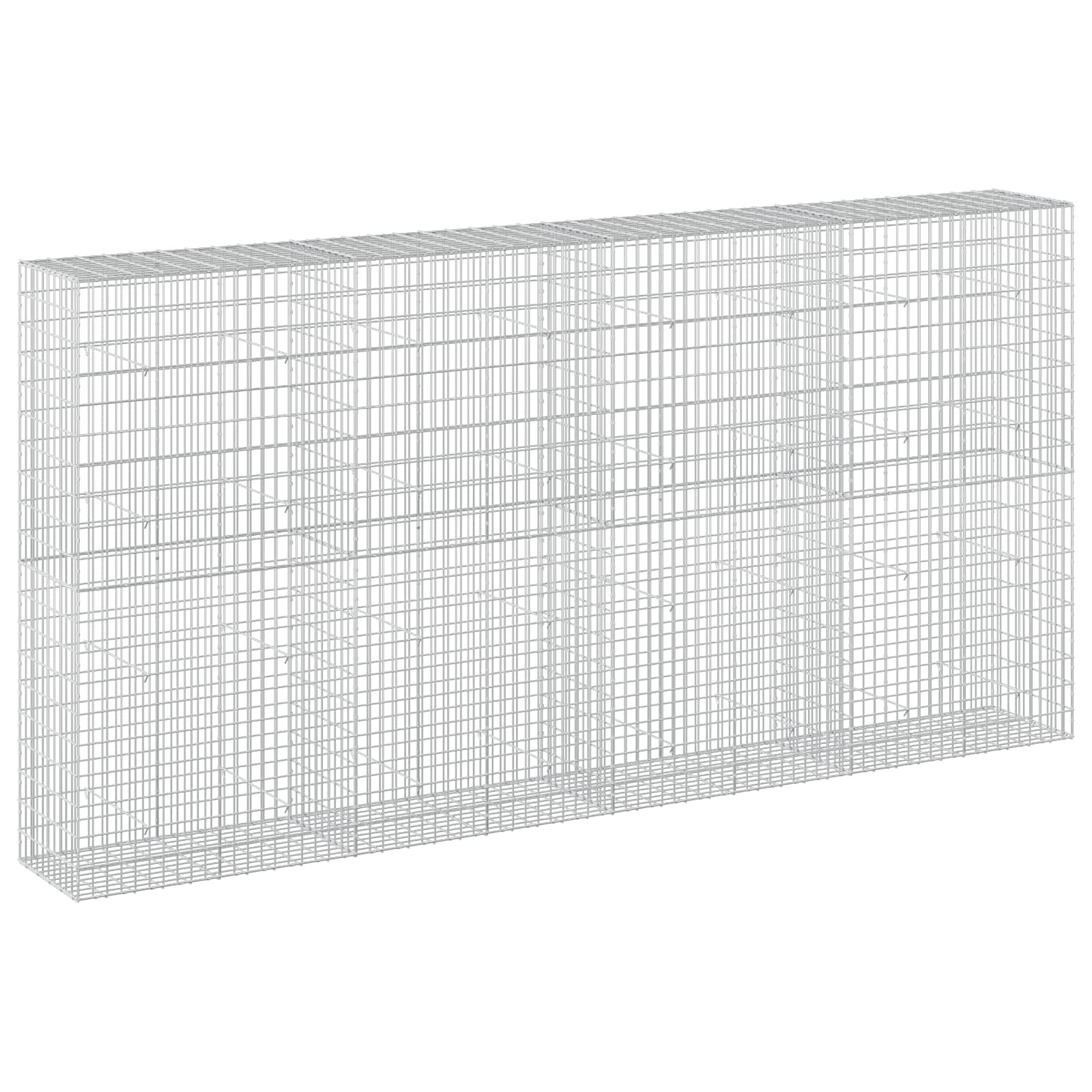 Gabion z žico 5 mm in mrežo 5x10 cm 400x50x200 cm
