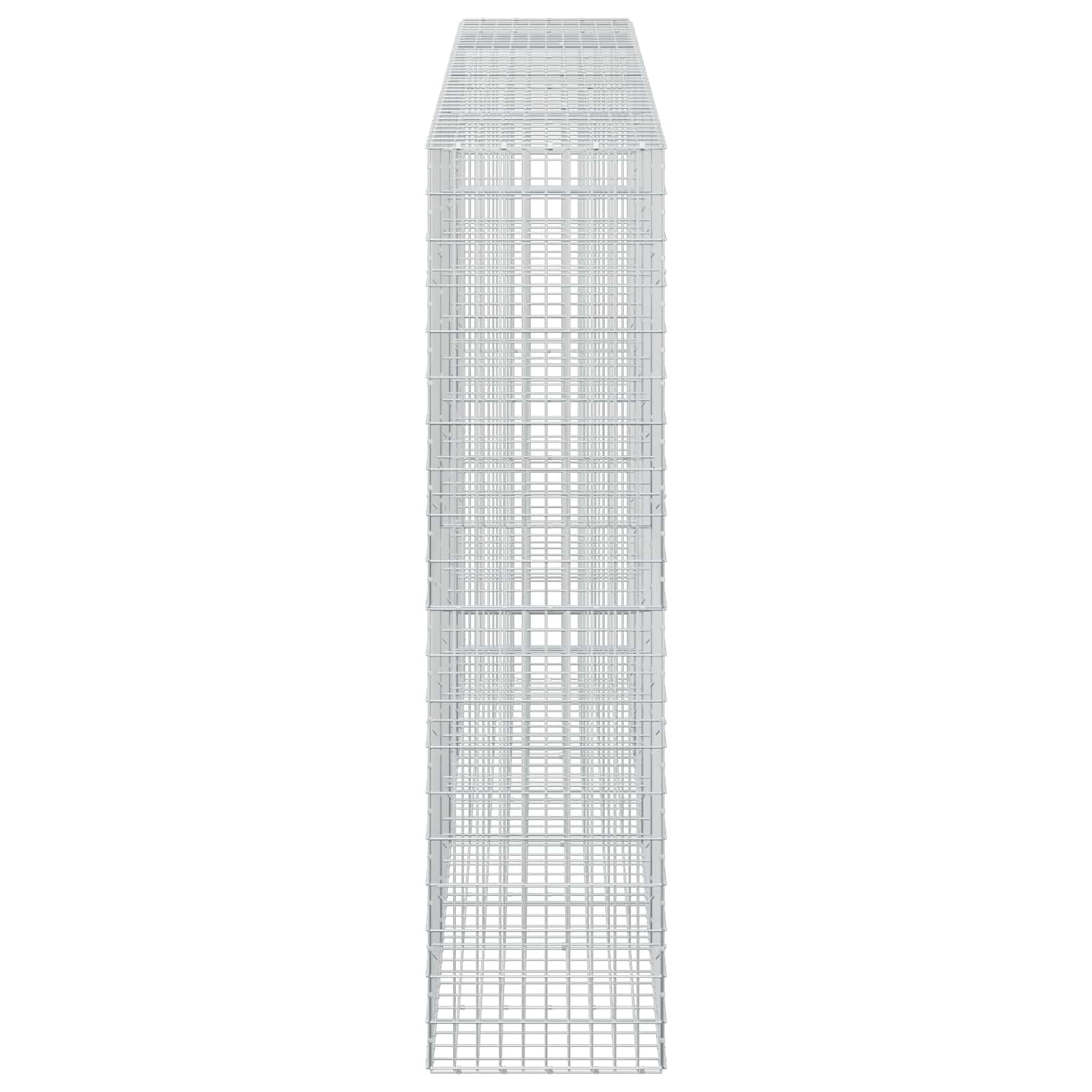 Gabion z žico 5 mm in mrežo 5x10 cm 400x50x200 cm