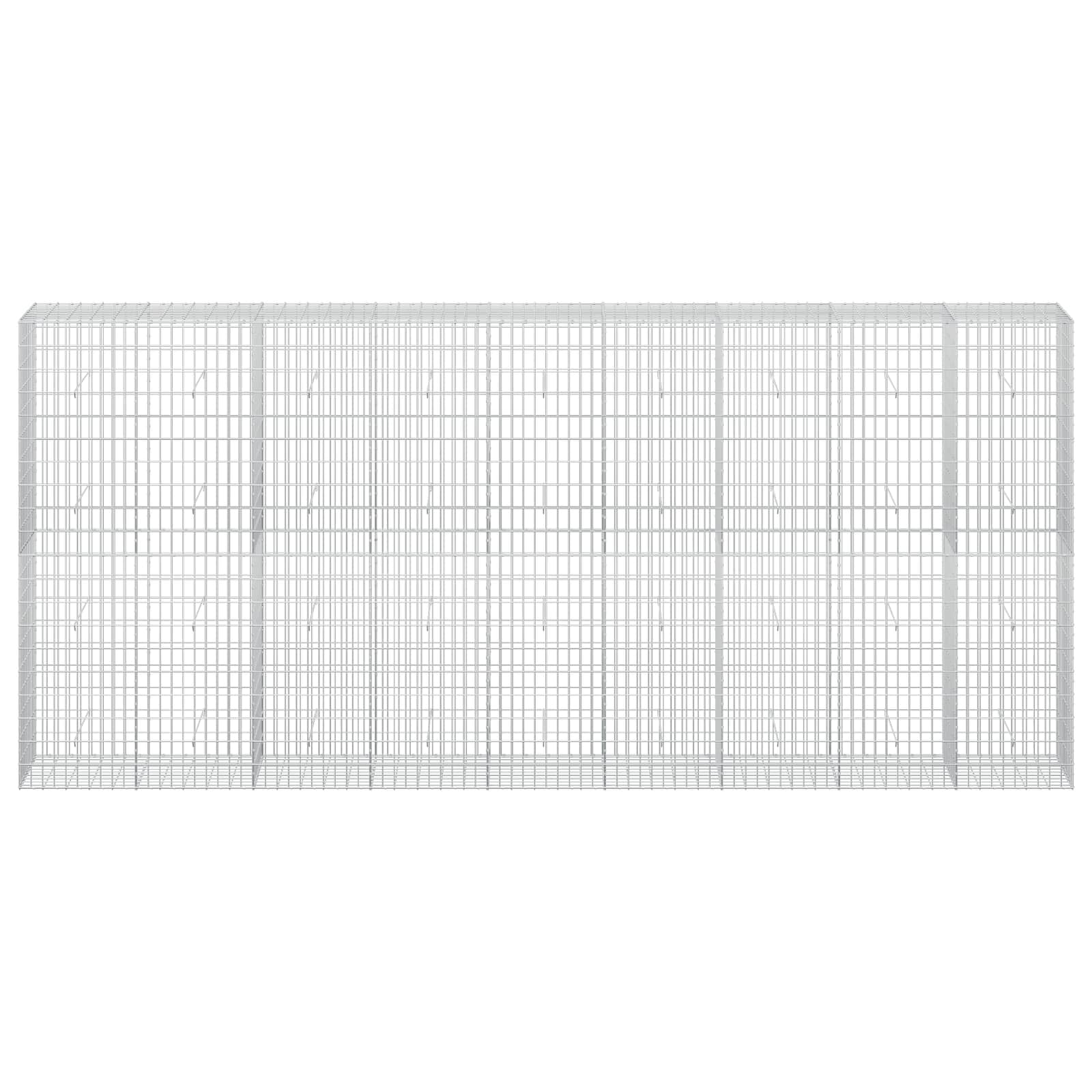 Gabion z žico 5 mm in mrežo 5x10 cm 450x50x200 cm