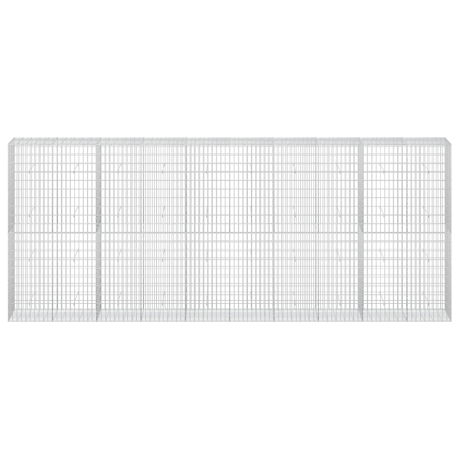 Gabion z žico 5 mm in mrežo 5x10 cm 500x50x200 cm