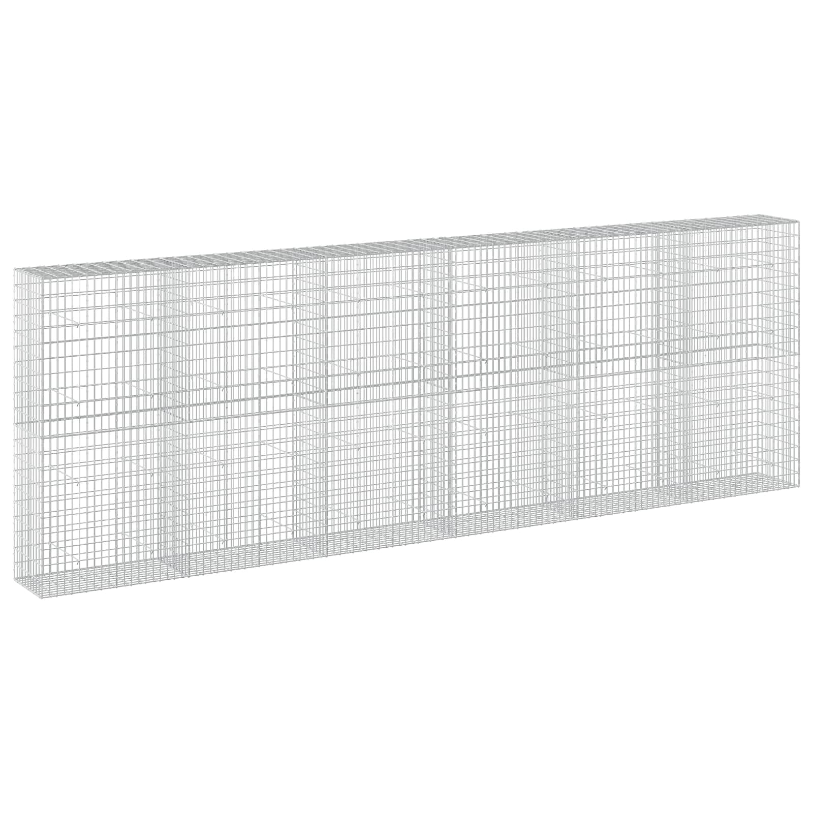 Gabion z žico 5 mm in mrežo 5x10 cm 600x50x200 cm