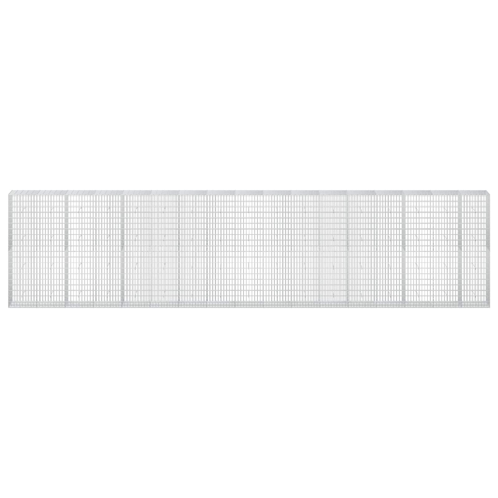 Gabion z žico 5 mm in mrežo 5x10 cm 850x50x200 cm
