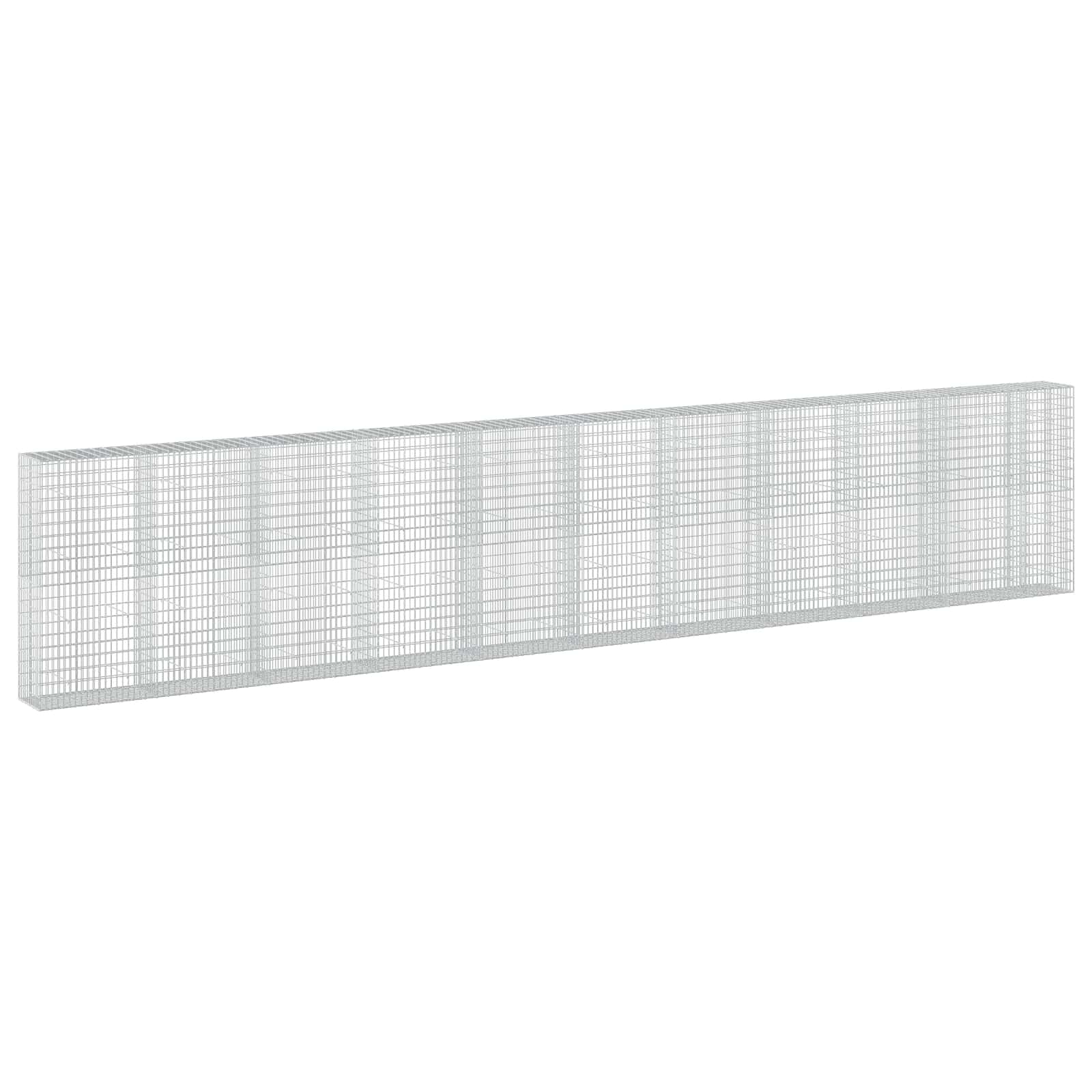 Gabion z žico 5 mm in mrežo 5x10 cm 1050x50x200 cm