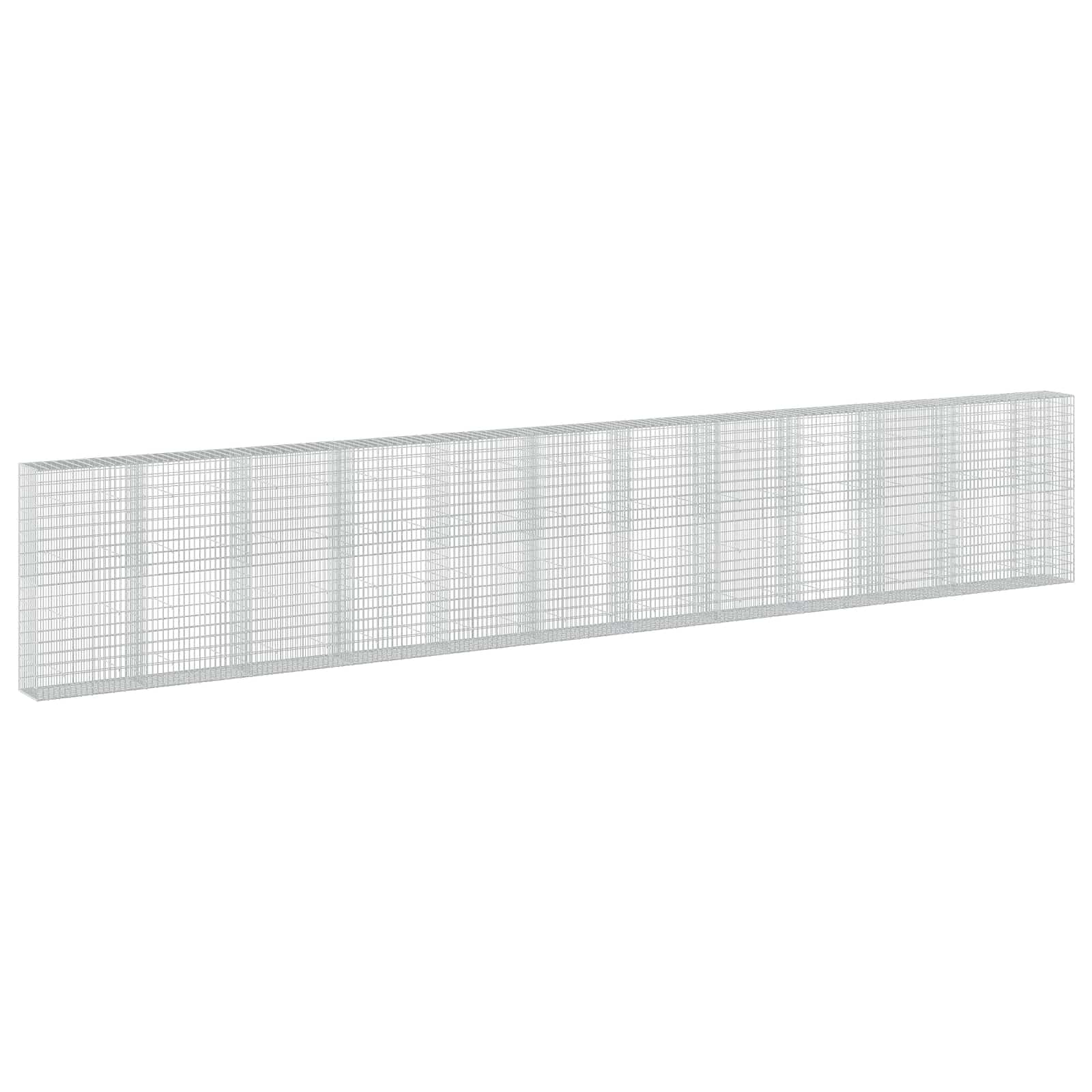 Gabion z žico 5 mm in mrežo 5x10 cm 1150x50x200 cm
