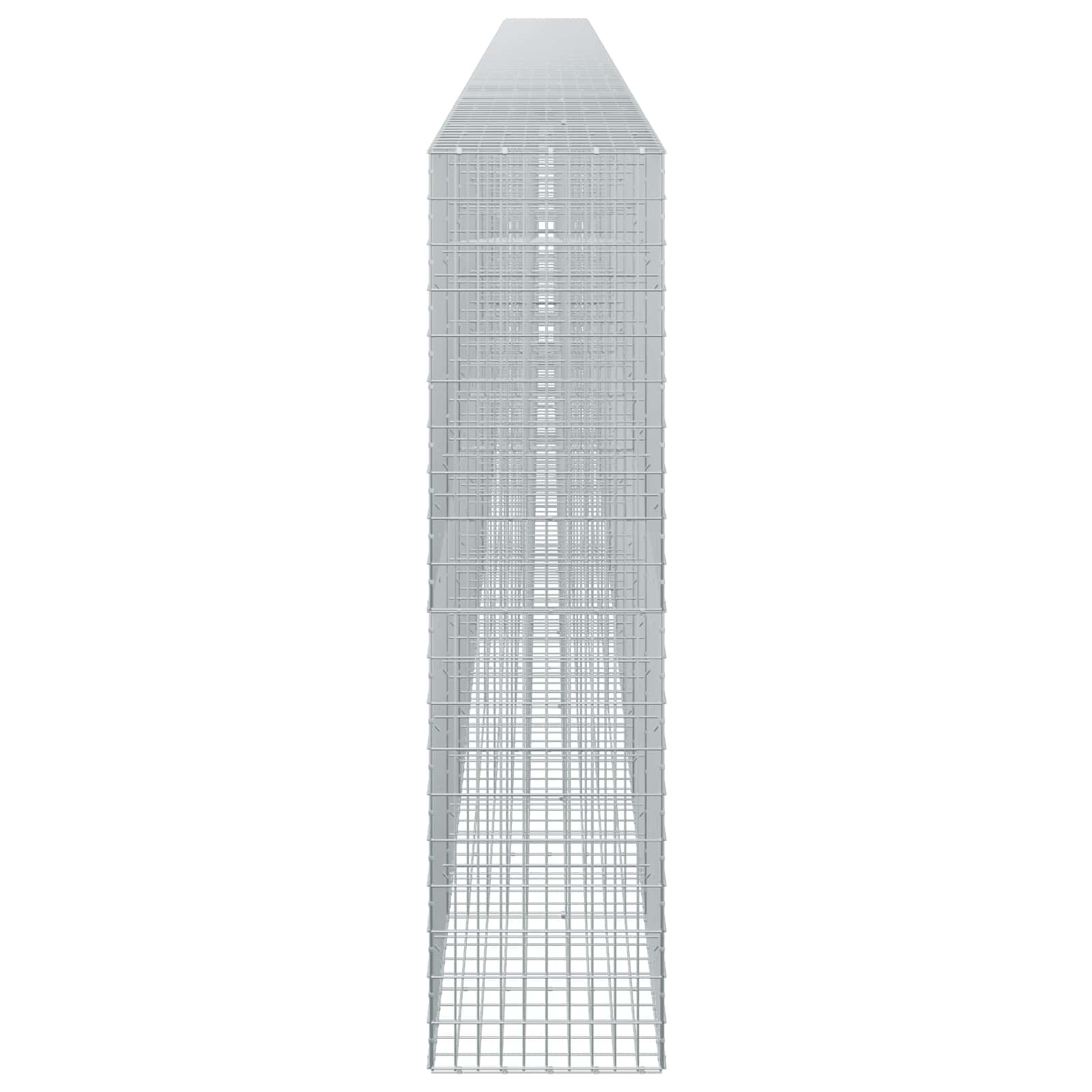 Gabion z žico 5 mm in mrežo 5x10 cm 1150x50x200 cm