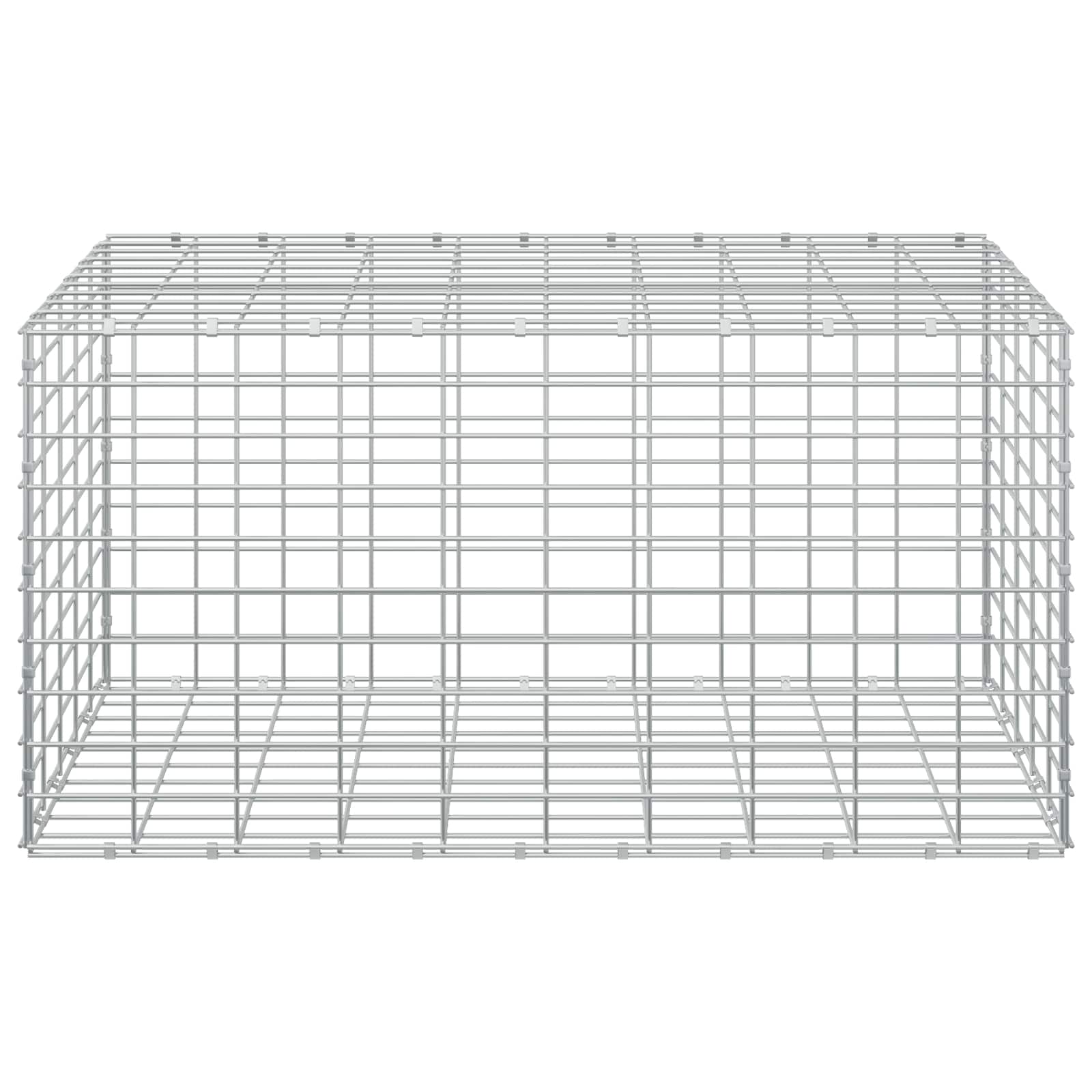 Gabion z žico 5 mm in mrežo 5x10 cm 50x100x50 cm