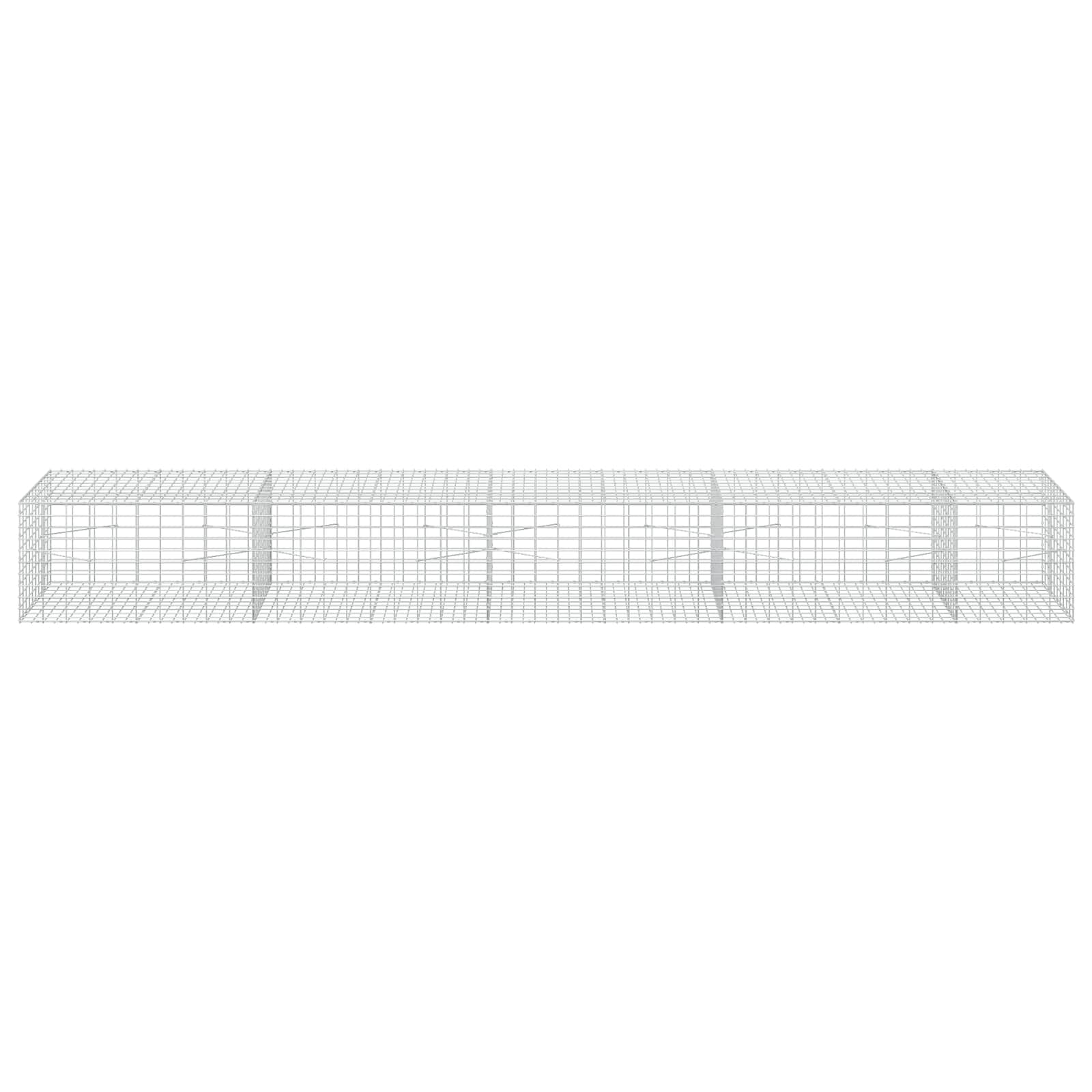 Gabion z žico 5 mm in mrežo 5x10 cm 450x100x50 cm