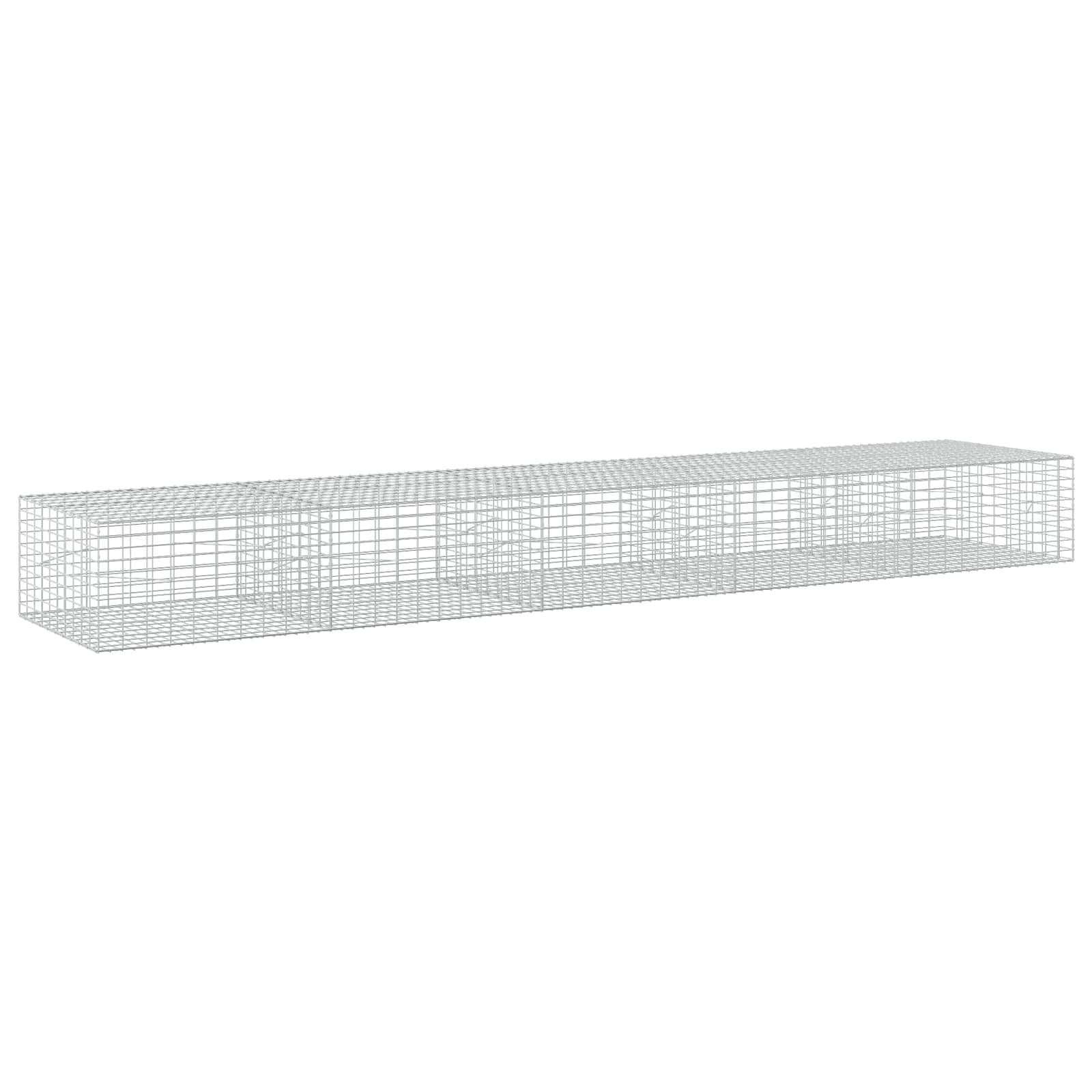 Gabion z žico 5 mm in mrežo 5x10 cm 500x100x50 cm