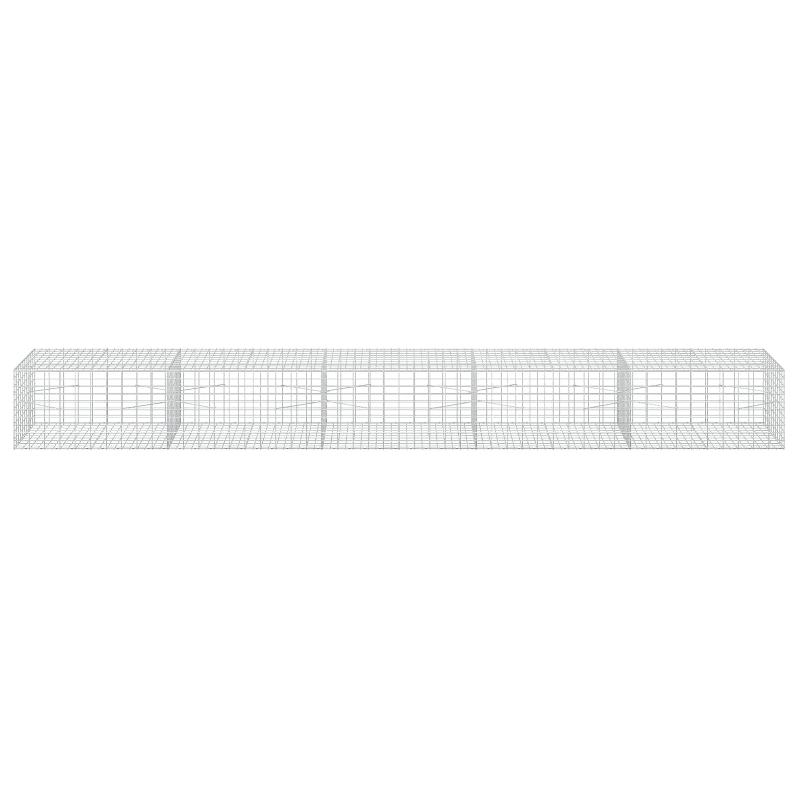 Gabion z žico 5 mm in mrežo 5x10 cm 500x100x50 cm