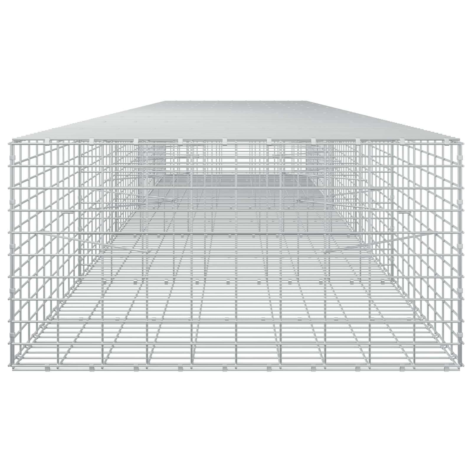 Gabion z žico 5 mm in mrežo 5x10 cm 500x100x50 cm