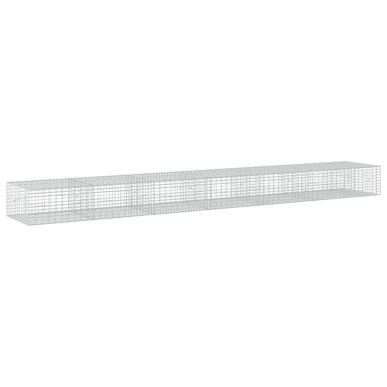 Gabion z žico 5 mm in mrežo 5x10 cm 650x100x50 cm