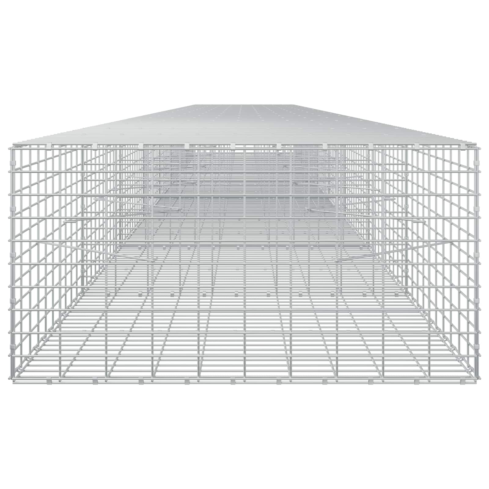Gabion z žico 5 mm in mrežo 5x10 cm 850x100x50 cm