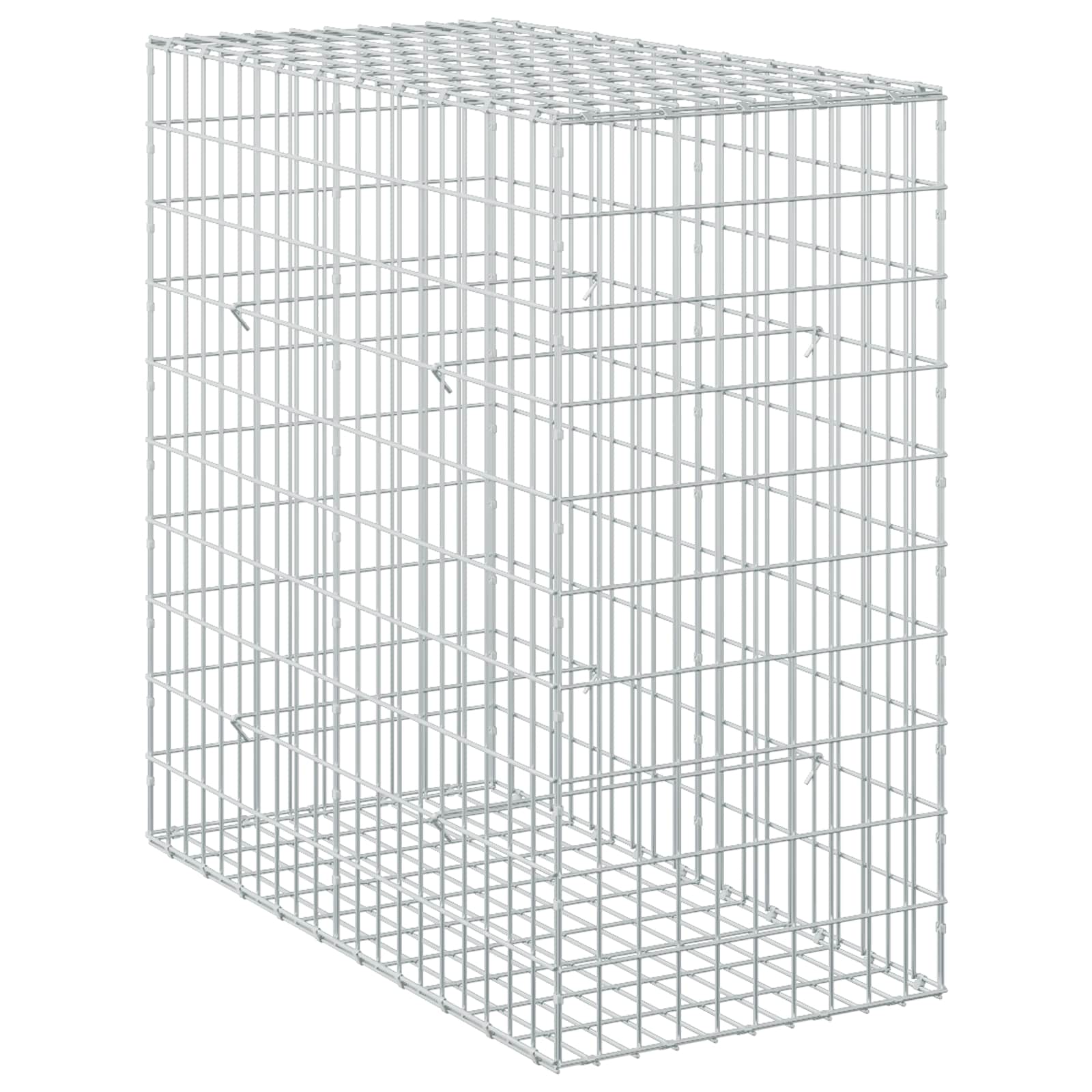 Gabion z žico 5 mm in mrežo 5x10 cm 50x100x100 cm
