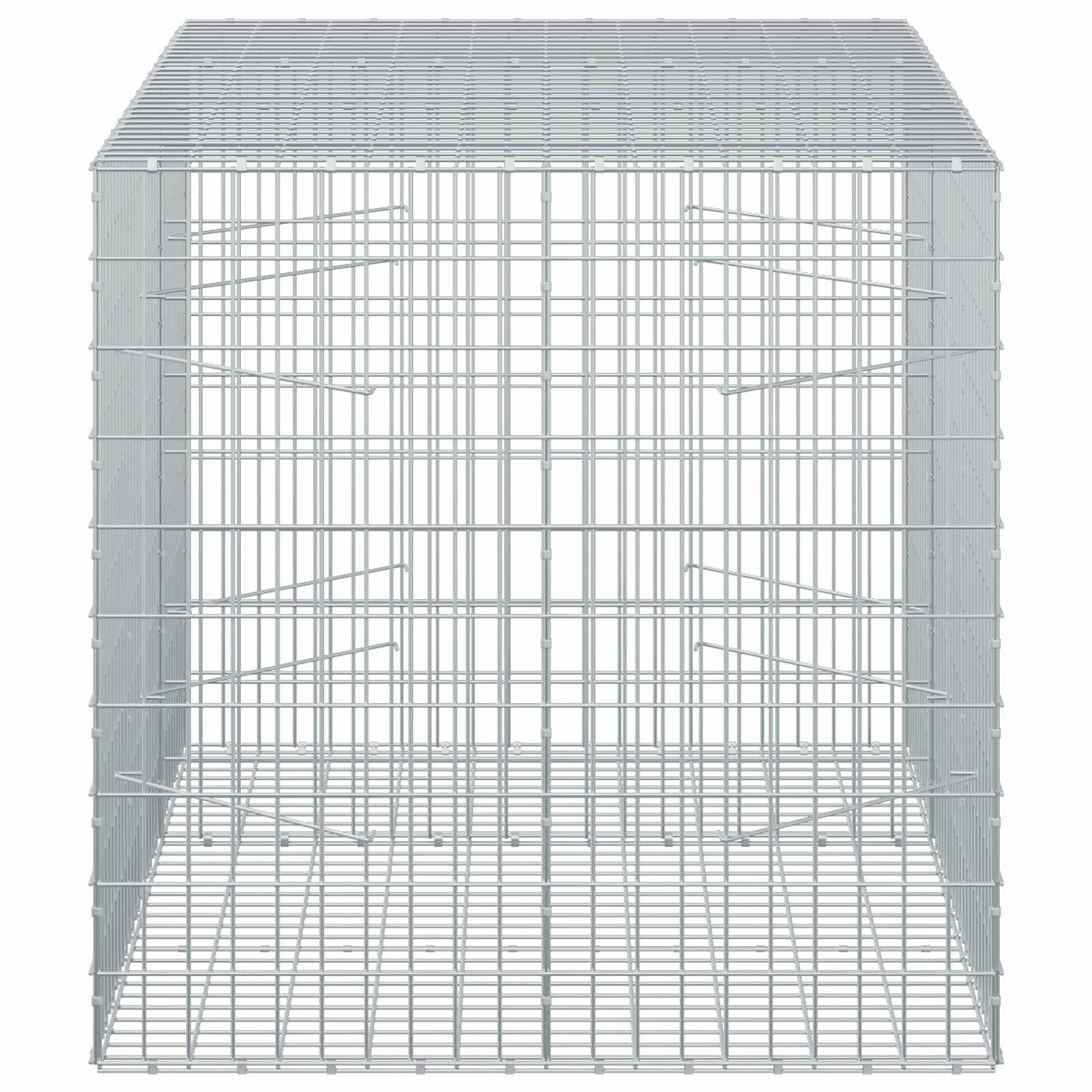 Gabion z žico 5 mm in mrežo 5x10 cm 150x100x100 cm