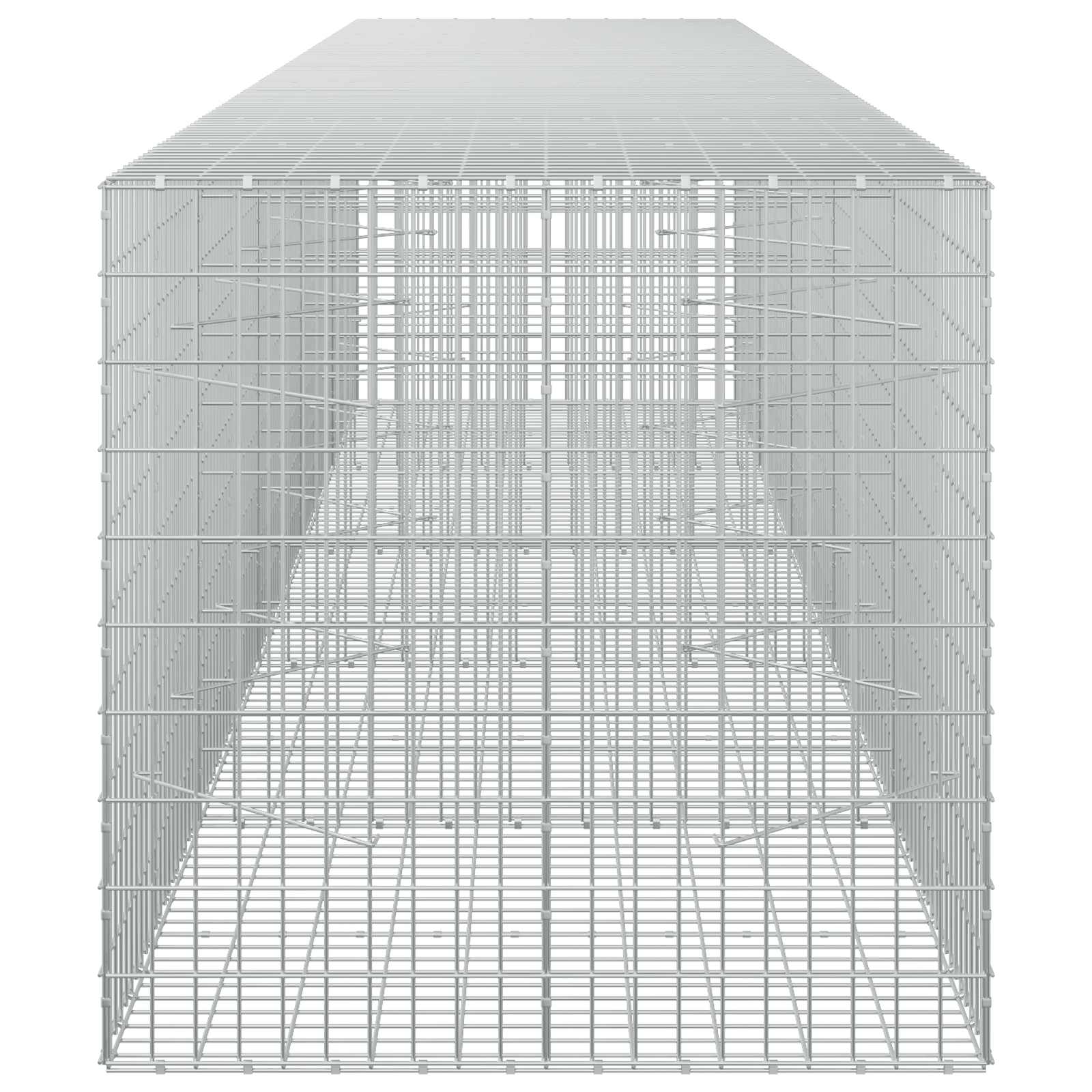 Gabion z žico 5 mm in mrežo 5x10 cm 500x100x100 cm