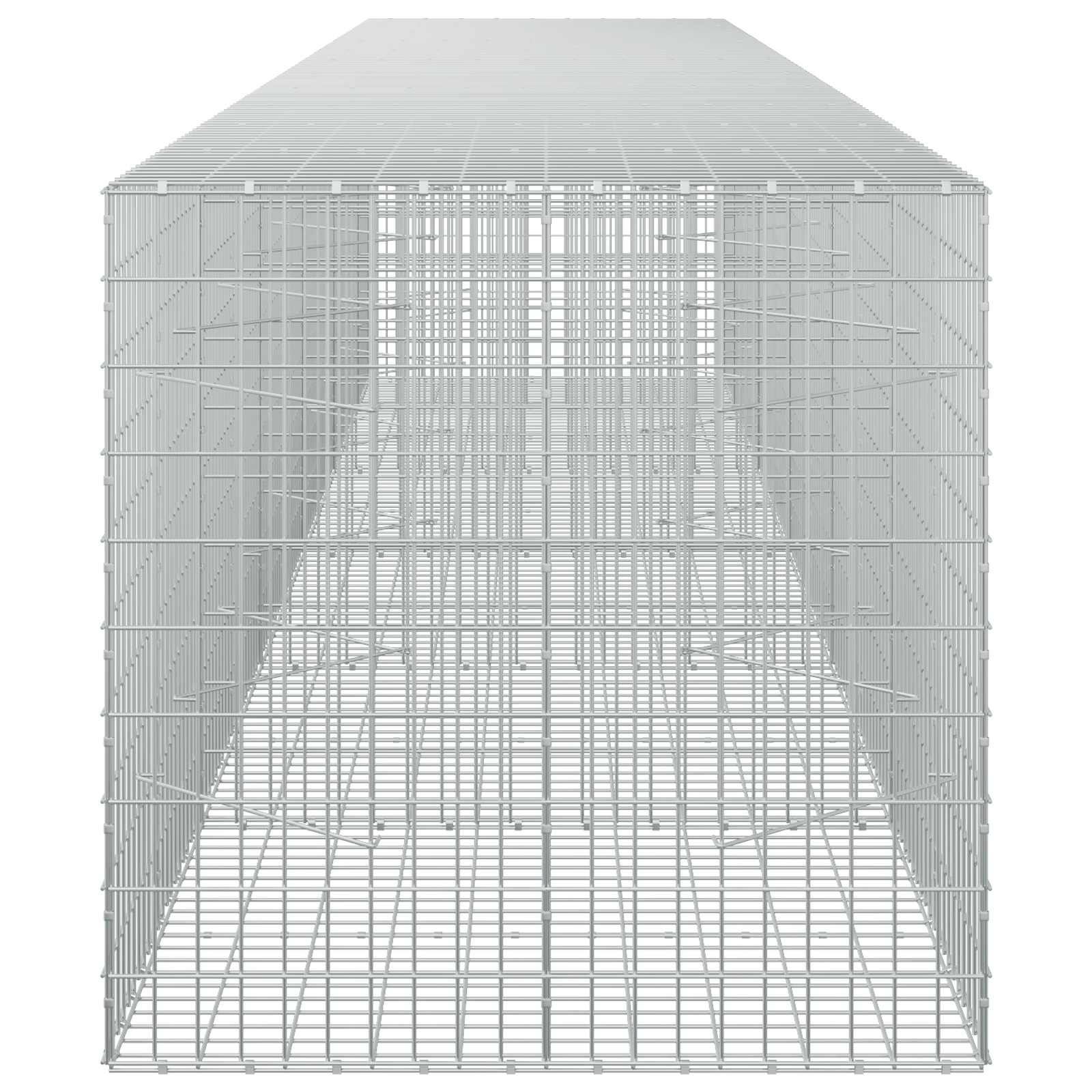 Gabion z žico 5 mm in mrežo 5x10 cm 550x100x100 cm