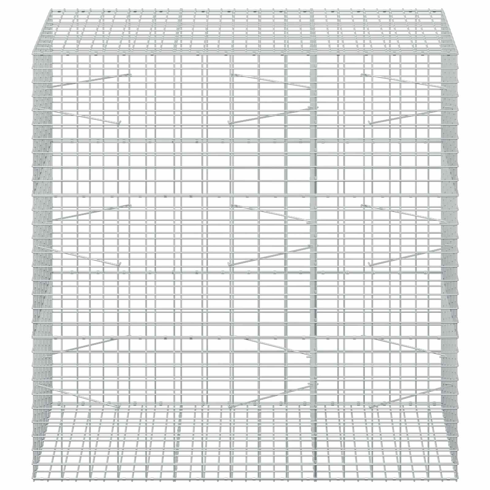Gabion z žico 5 mm in mrežo 5x10 cm 150x100x150 cm
