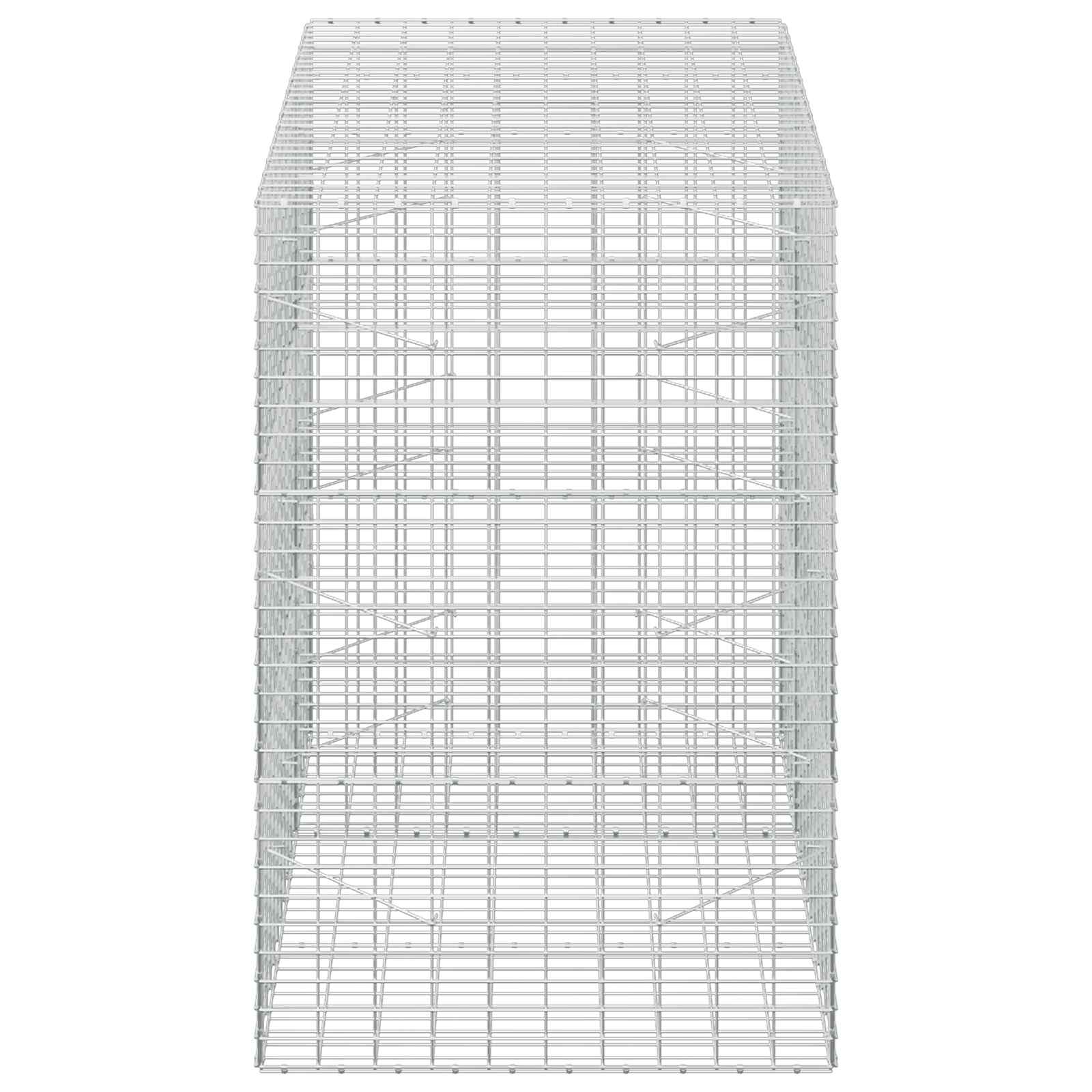 Gabion z žico 5 mm in mrežo 5x10 cm 150x100x150 cm