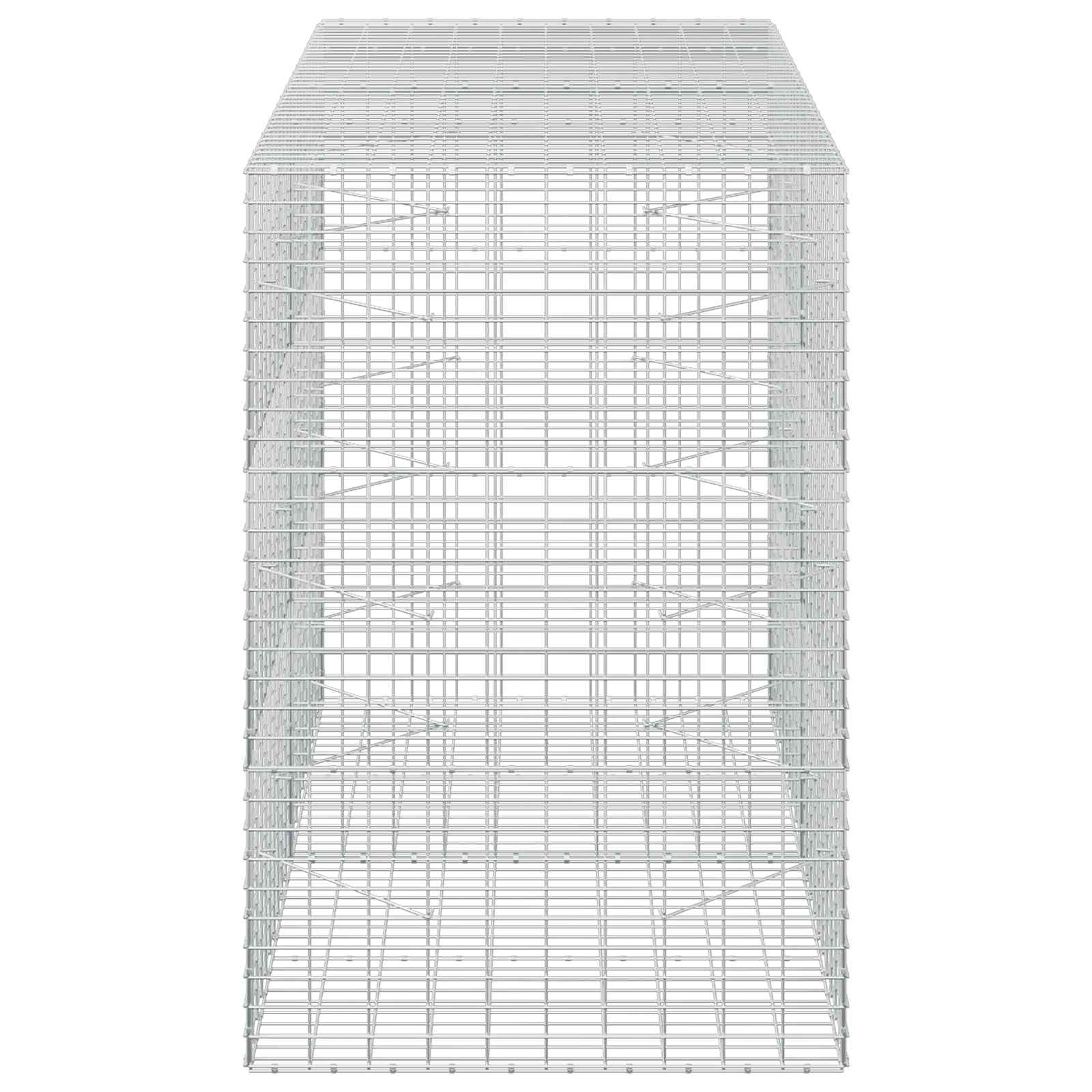 Gabion z žico 5 mm in mrežo 5x10 cm 200x100x150 cm