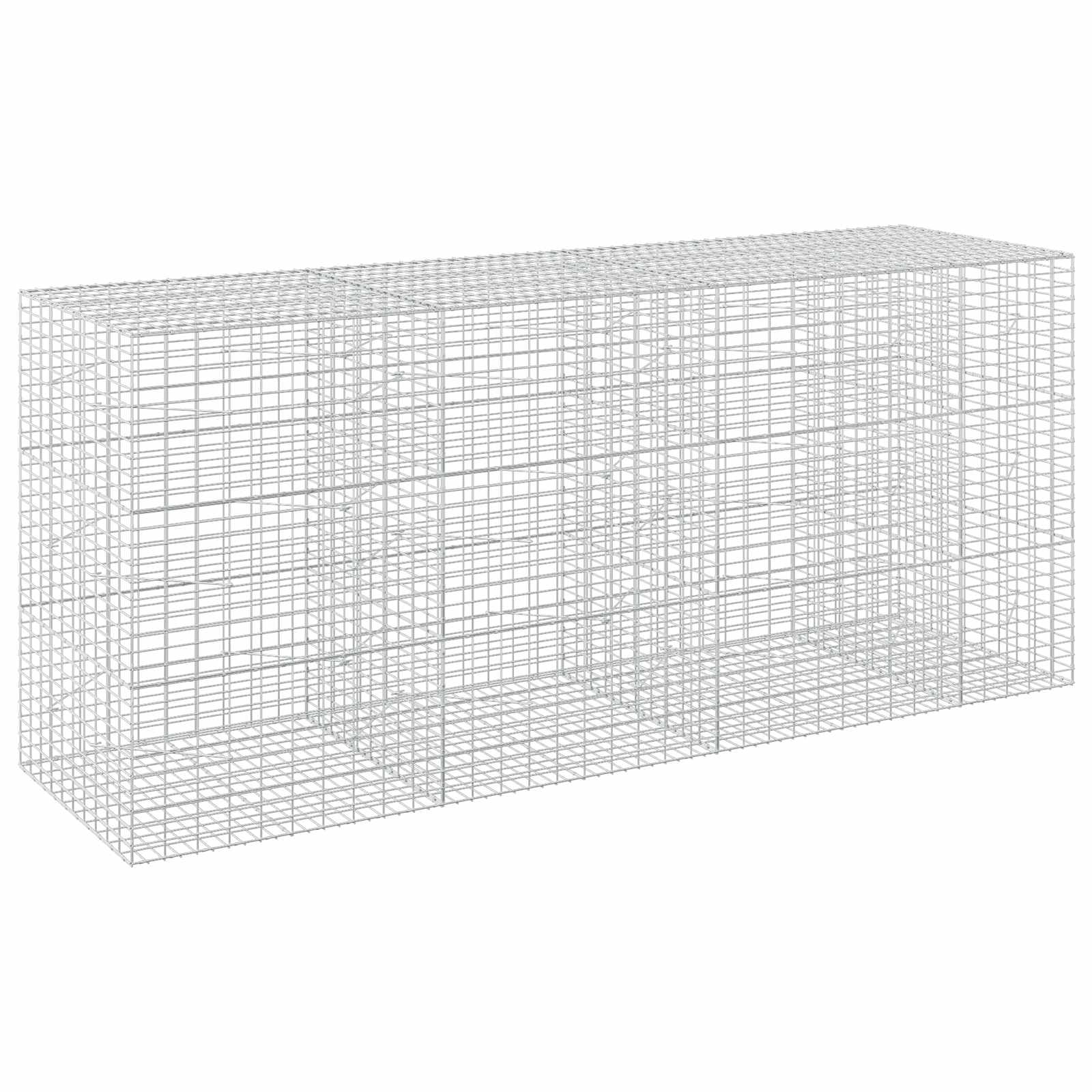 Gabion z žico 5 mm in mrežo 5x10 cm 350x100x150 cm