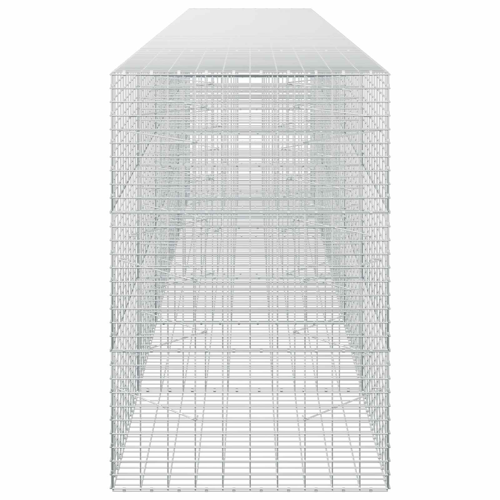 Gabion z žico 5 mm in mrežo 5x10 cm 550x100x150 cm