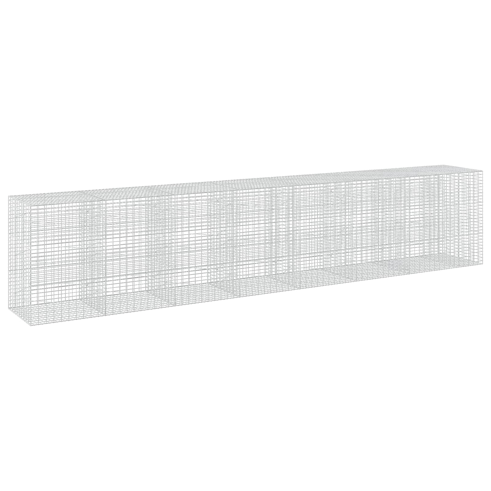 Gabion z žico 5 mm in mrežo 5x10 cm 750x100x150 cm
