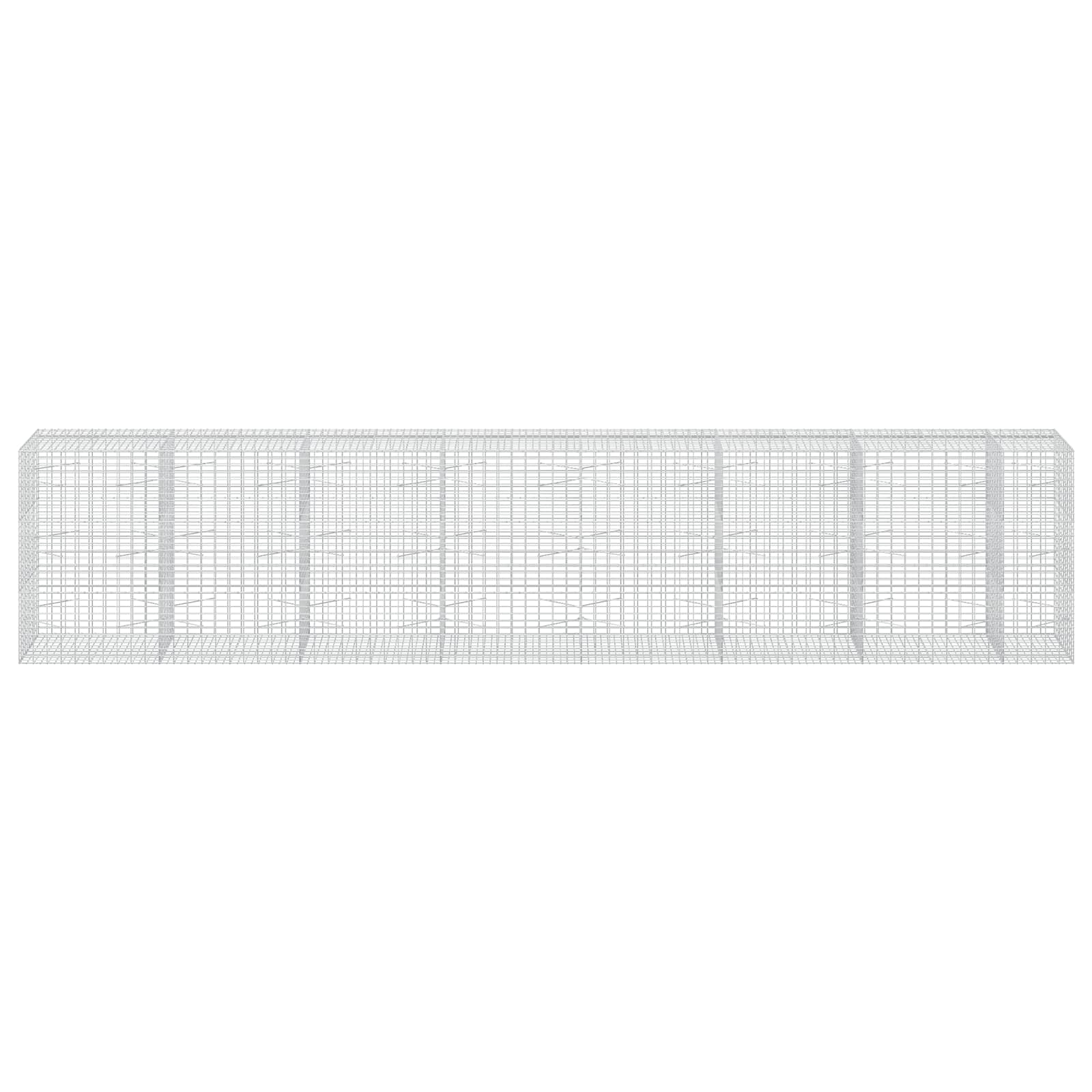 Gabion z žico 5 mm in mrežo 5x10 cm 750x100x150 cm