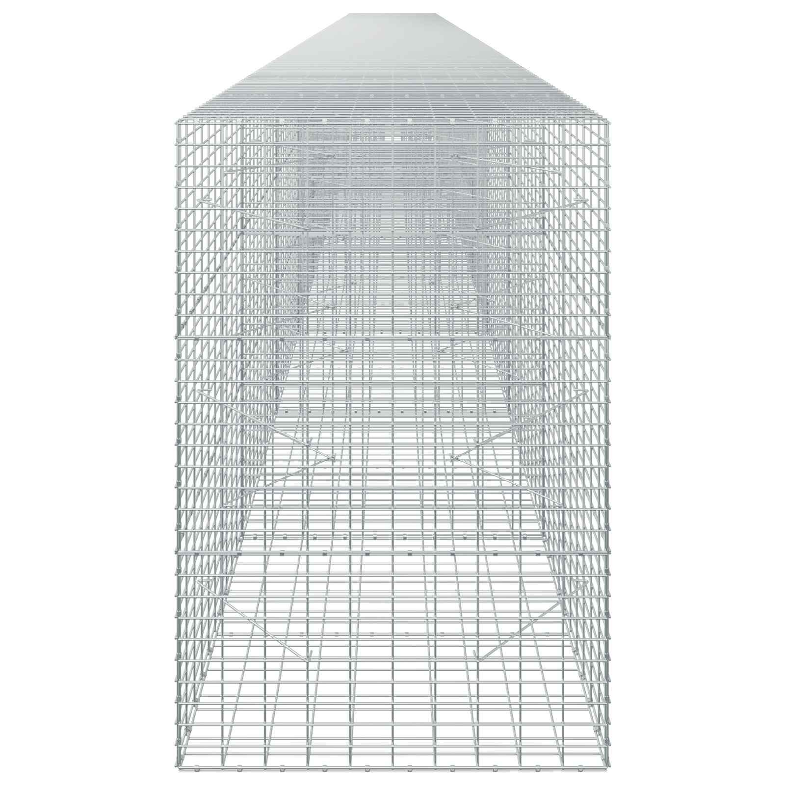 Gabion z žico 5 mm in mrežo 5x10 cm 950x100x150 cm