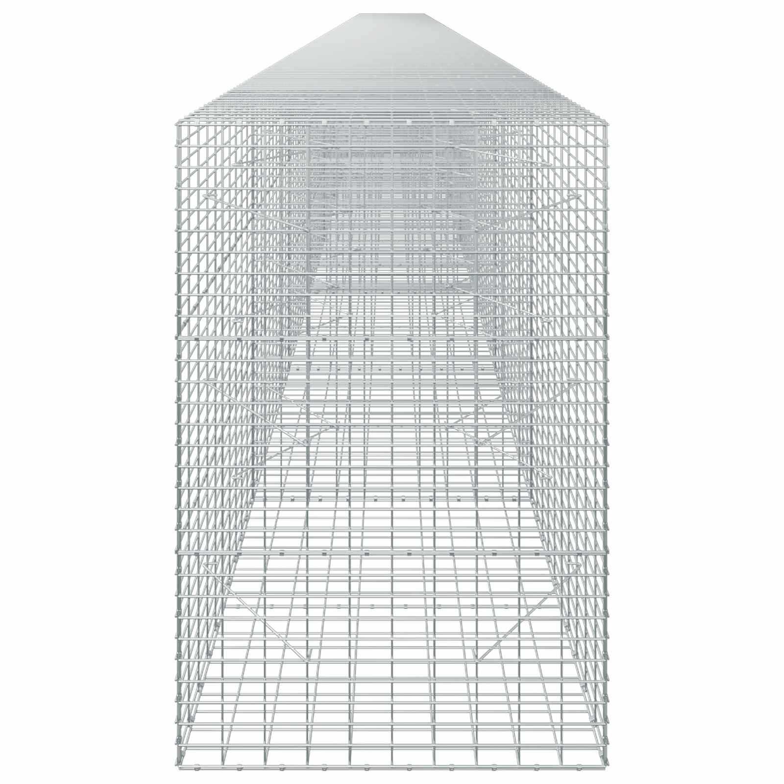 Gabion z žico 5 mm in mrežo 5x10 cm 1050x100x150 cm