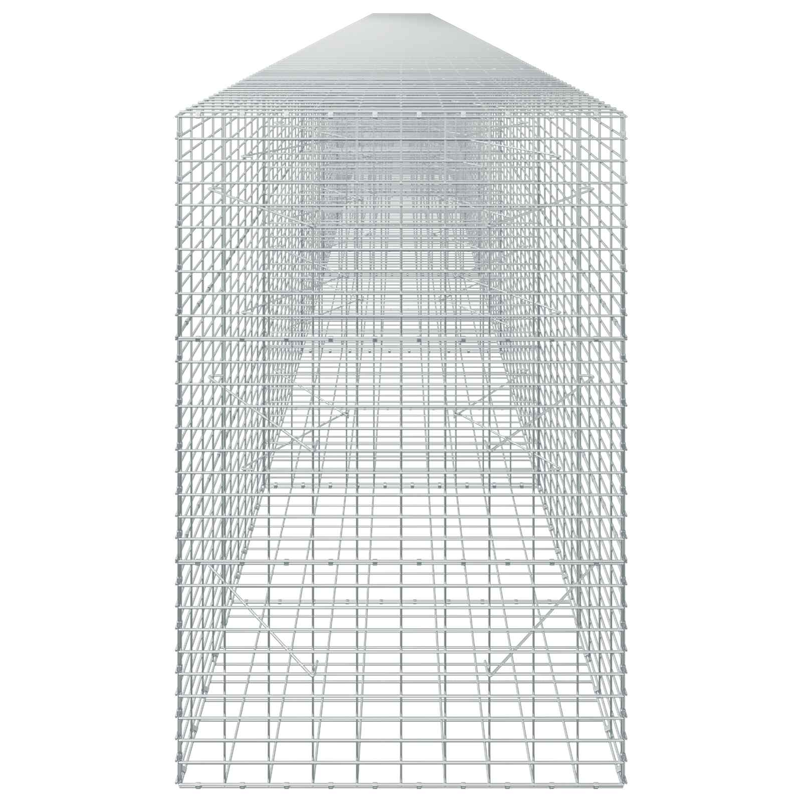 Gabion z žico 5 mm in mrežo 5x10 cm 1100x100x150 cm