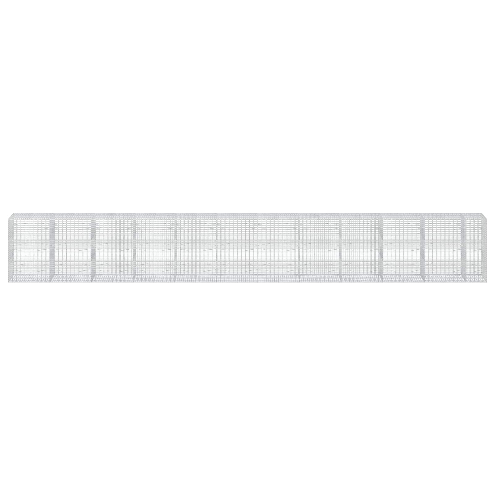 Gabion z žico 5 mm in mrežo 5x10 cm 1150x100x150 cm
