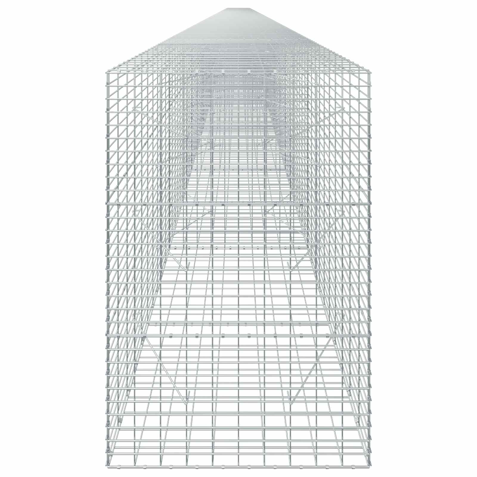 Gabion z žico 5 mm in mrežo 5x10 cm 1200x100x150 cm