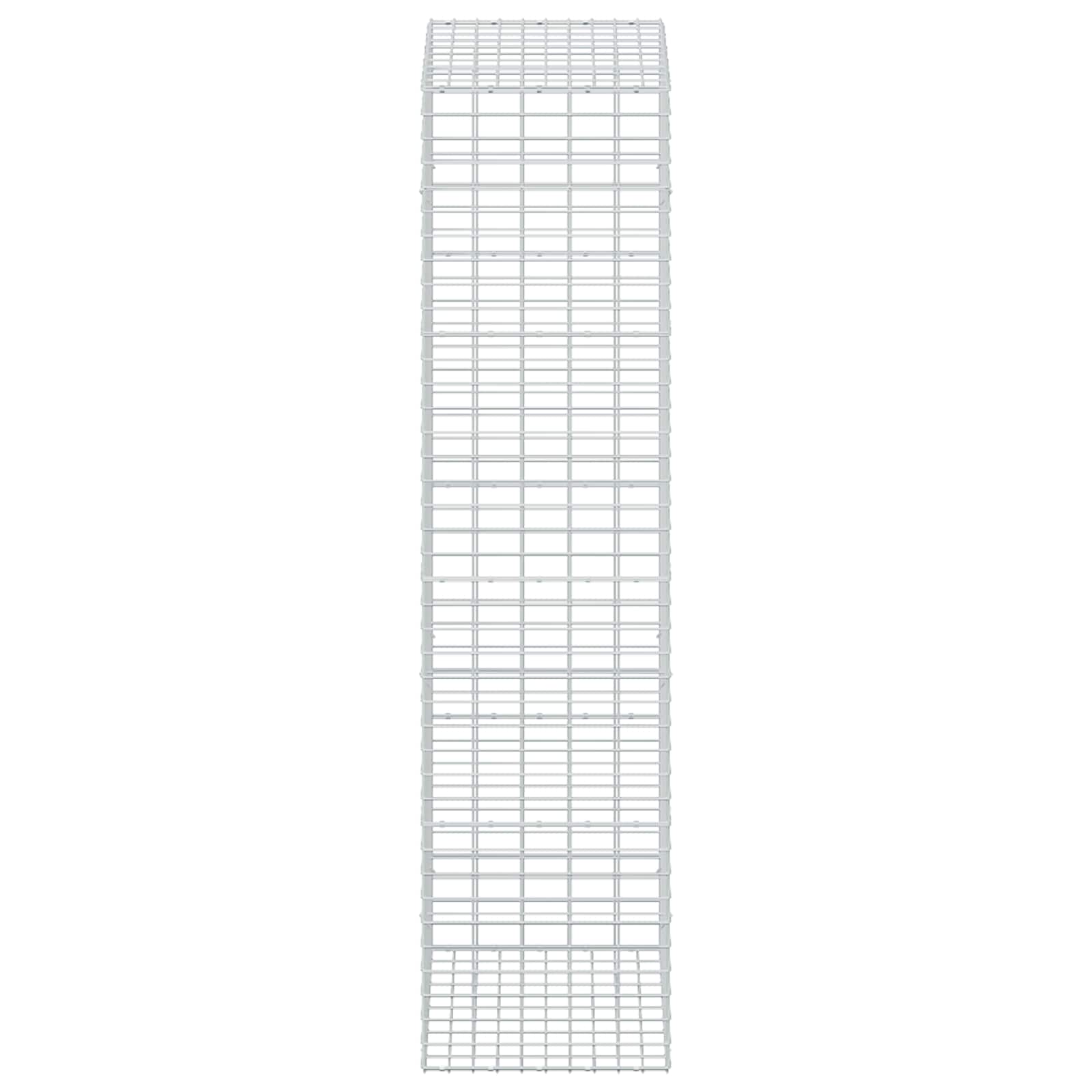 Gabion z žico 5 mm in mrežo 5x10 cm 50x100x200 cm