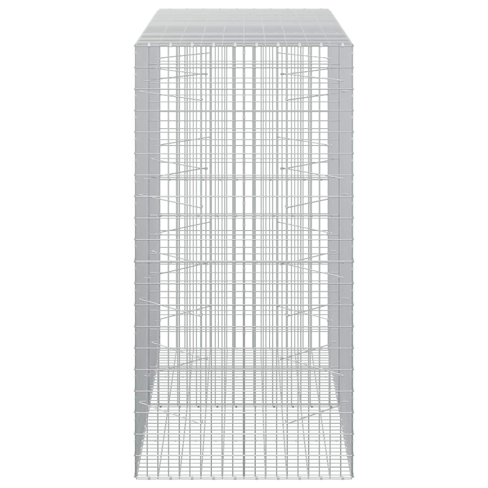 Gabion z žico 5 mm in mrežo 5x10 cm 200x100x200 cm
