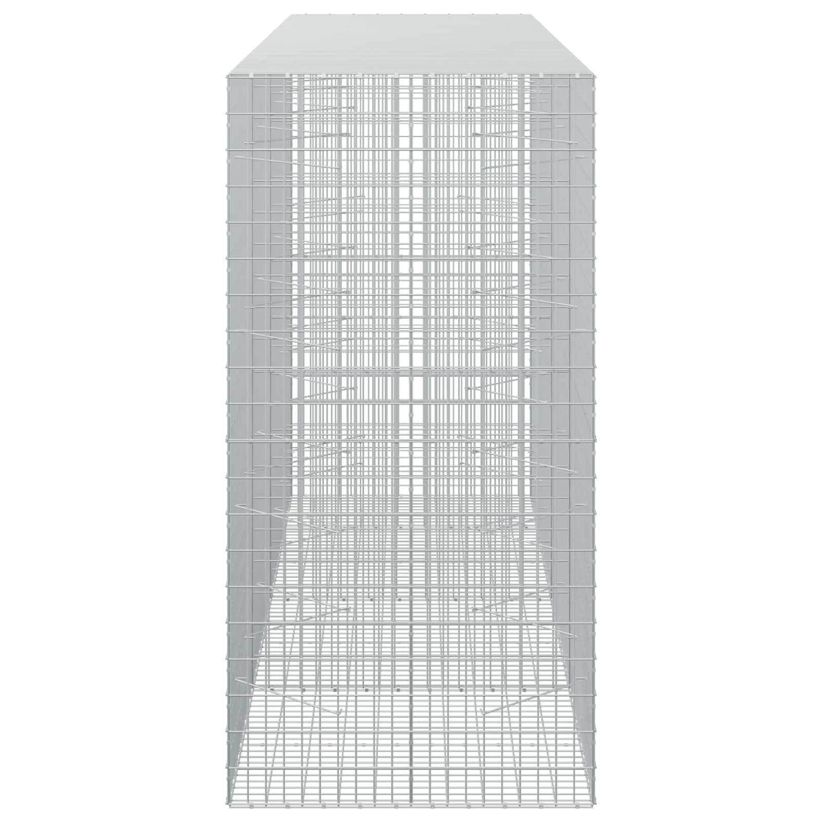 Gabion z žico 5 mm in mrežo 5x10 cm 350x100x200 cm
