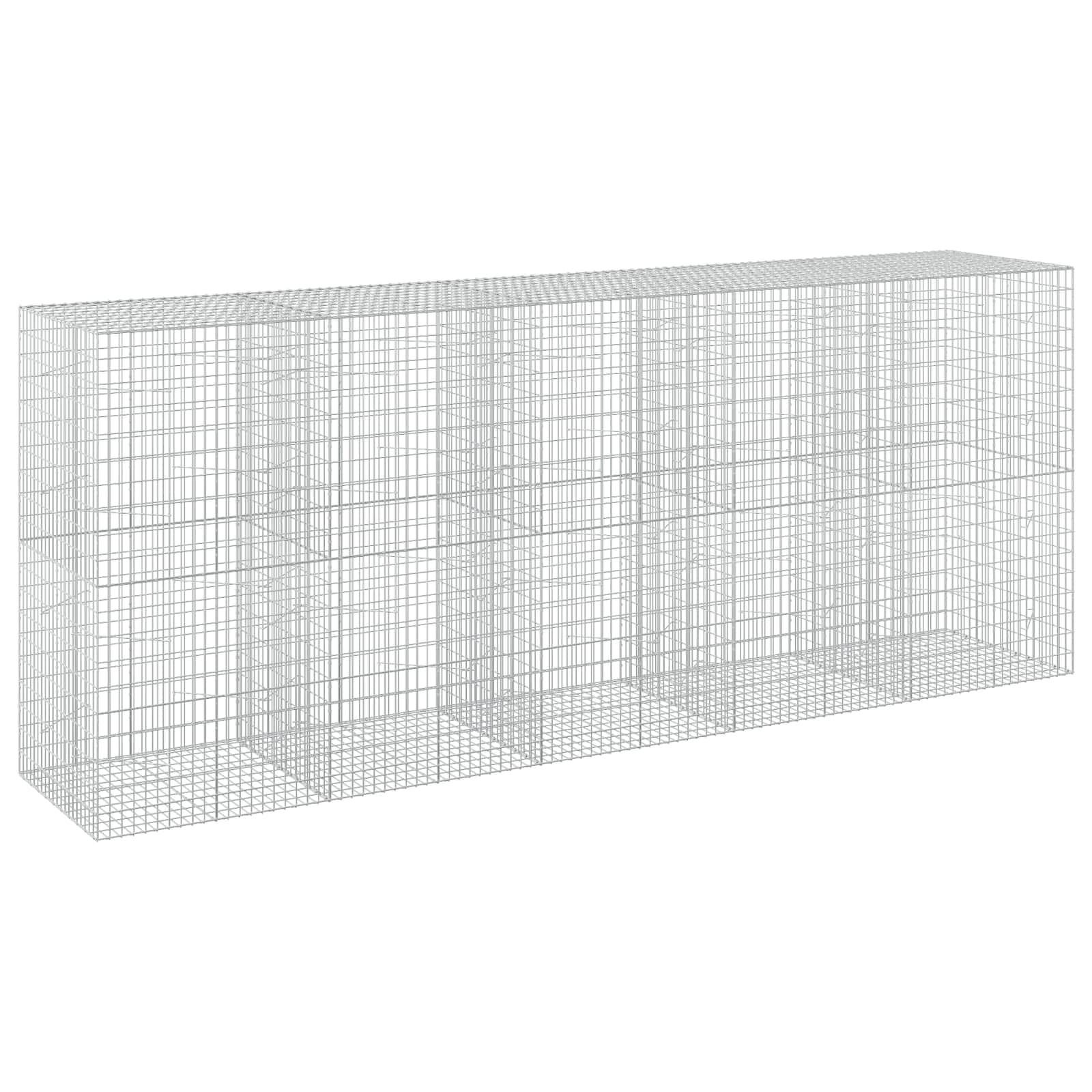 vidaXL Gabion s drátem 5 mm a síťkou 5x10 cm 500x100x200 cm