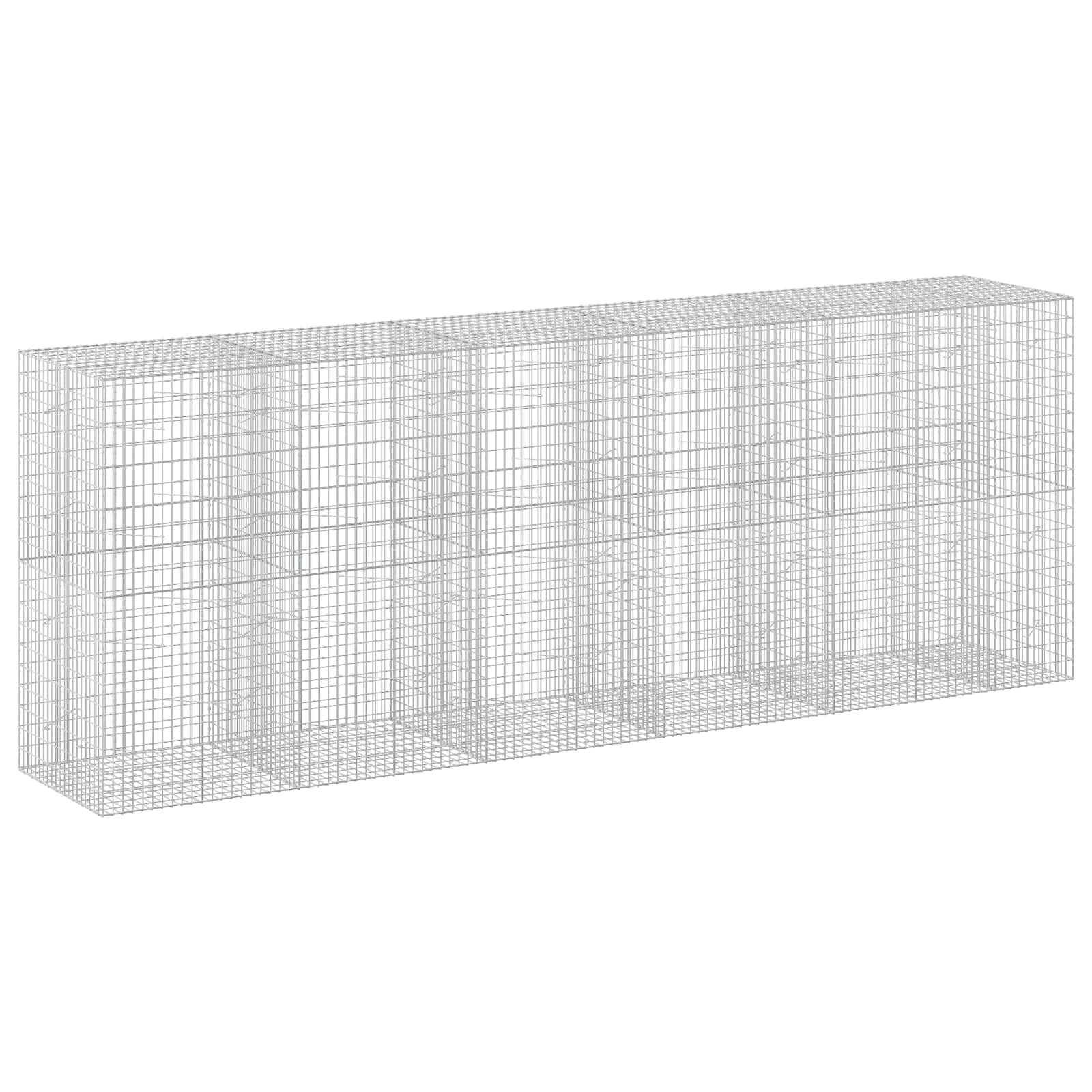 Gabion z žico 5 mm in mrežo 5x10 cm 550x100x200 cm