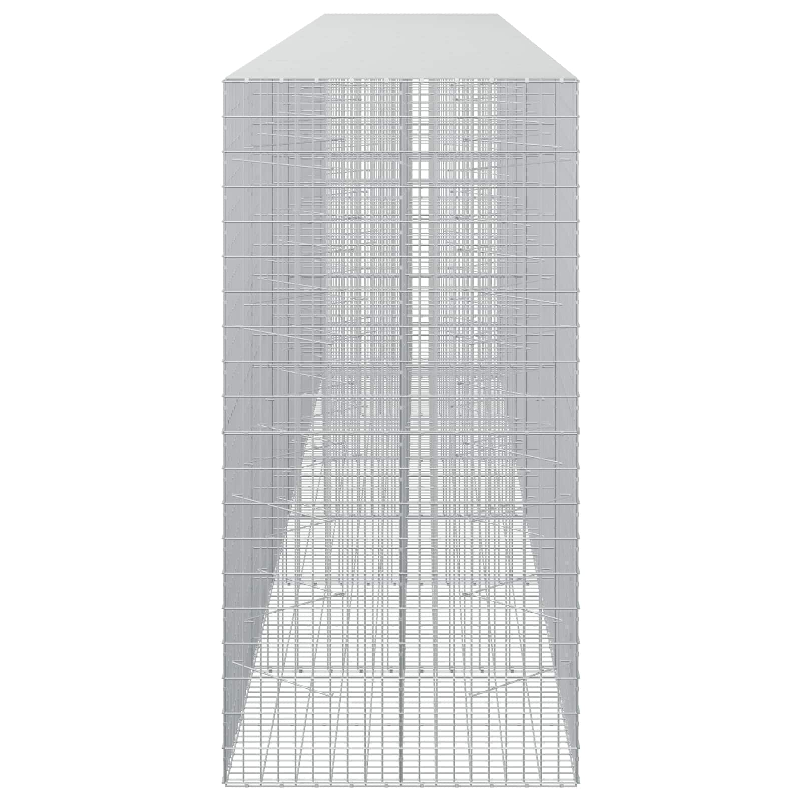 Gabion z žico 5 mm in mrežo 5x10 cm 650x100x200 cm