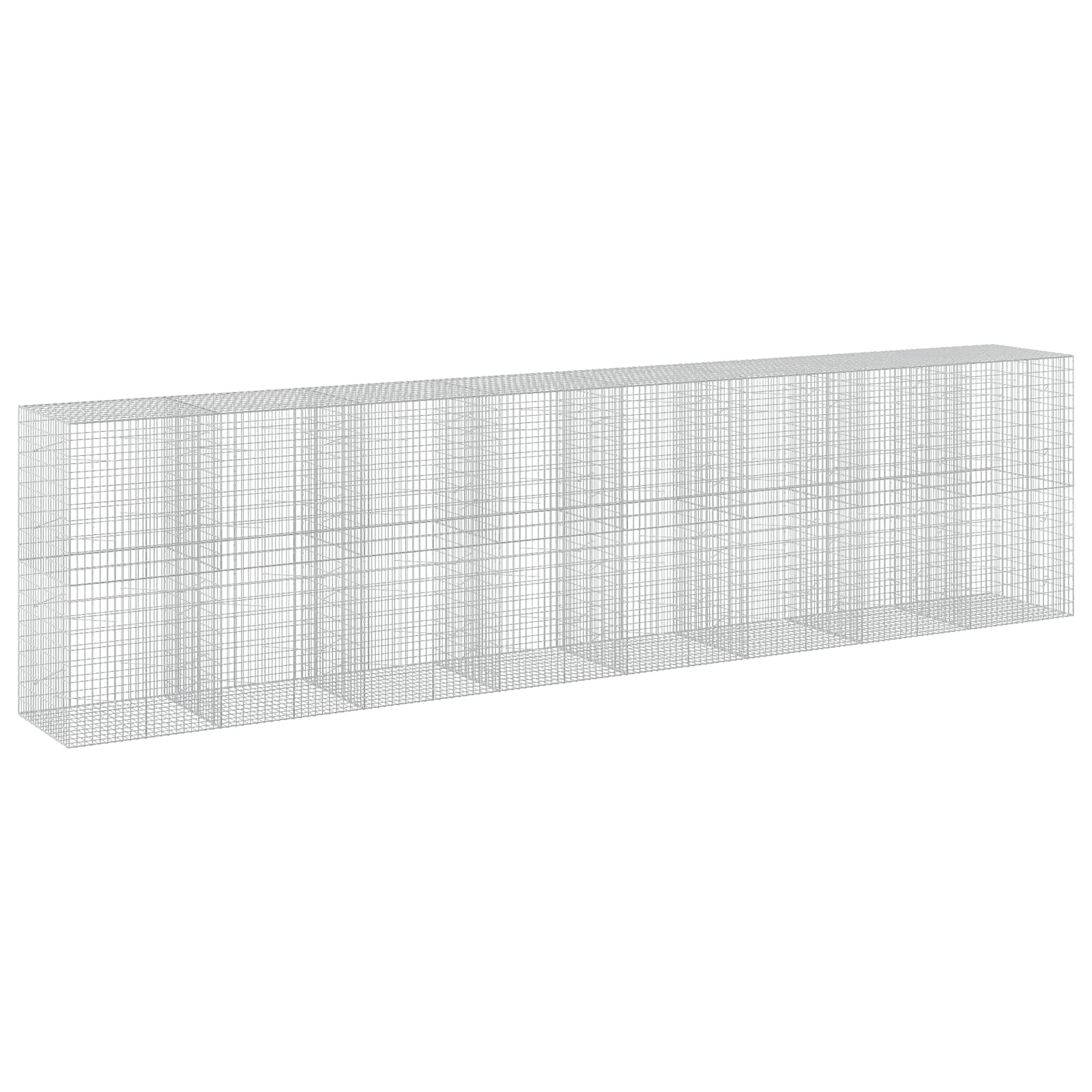 vidaXL Gabion s drátem 5 mm a síťkou 5x10 cm 800x100x200 cm