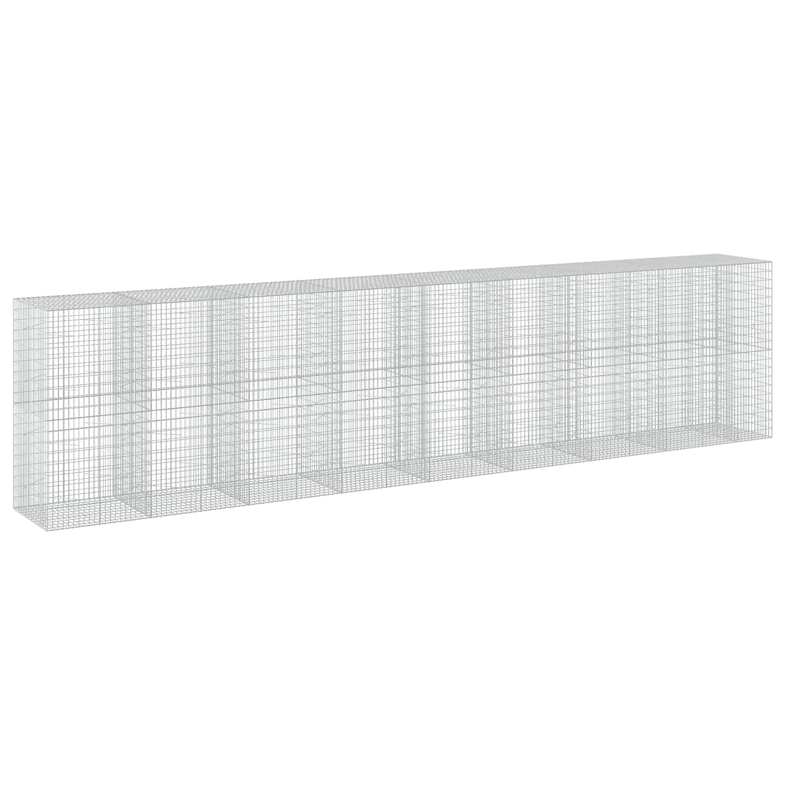 Gabion z žico 5 mm in mrežo 5x10 cm 850x100x200 cm