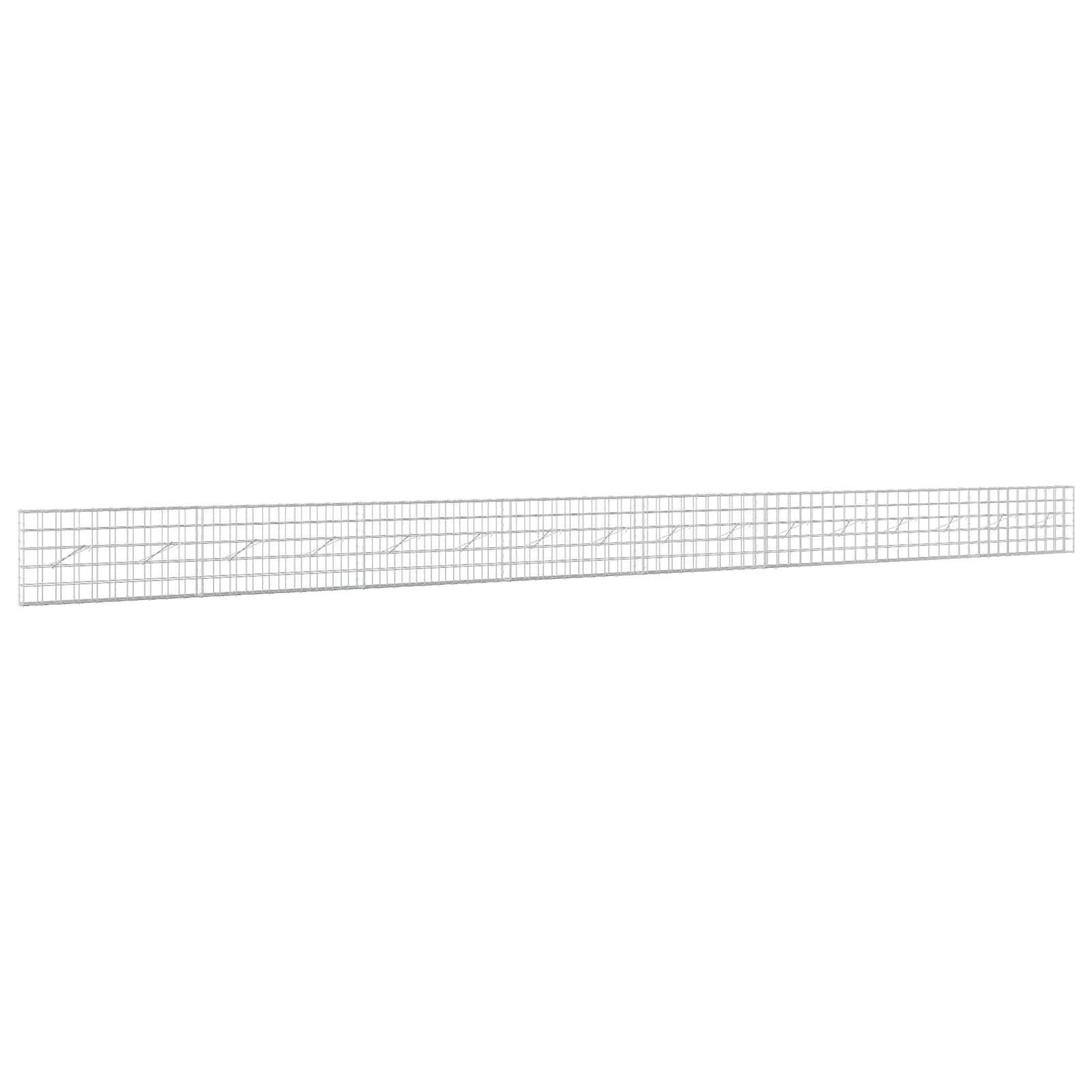vidaXL Gabion s drátem 5 mm a síťkou 10x10 cm 800x10x50 cm