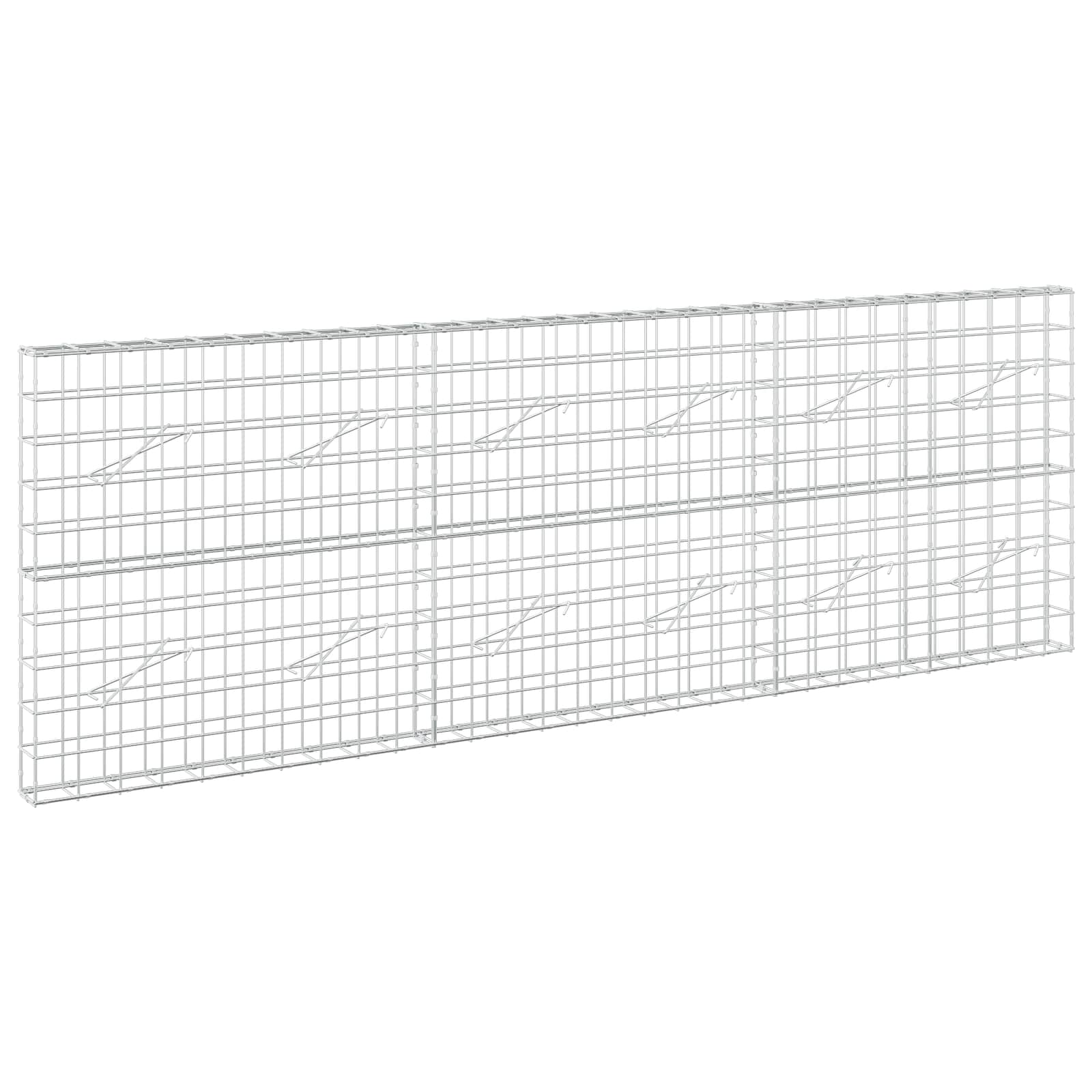 Gabion z žico 5 mm in mrežo 10x10 cm 300x10x100 cm