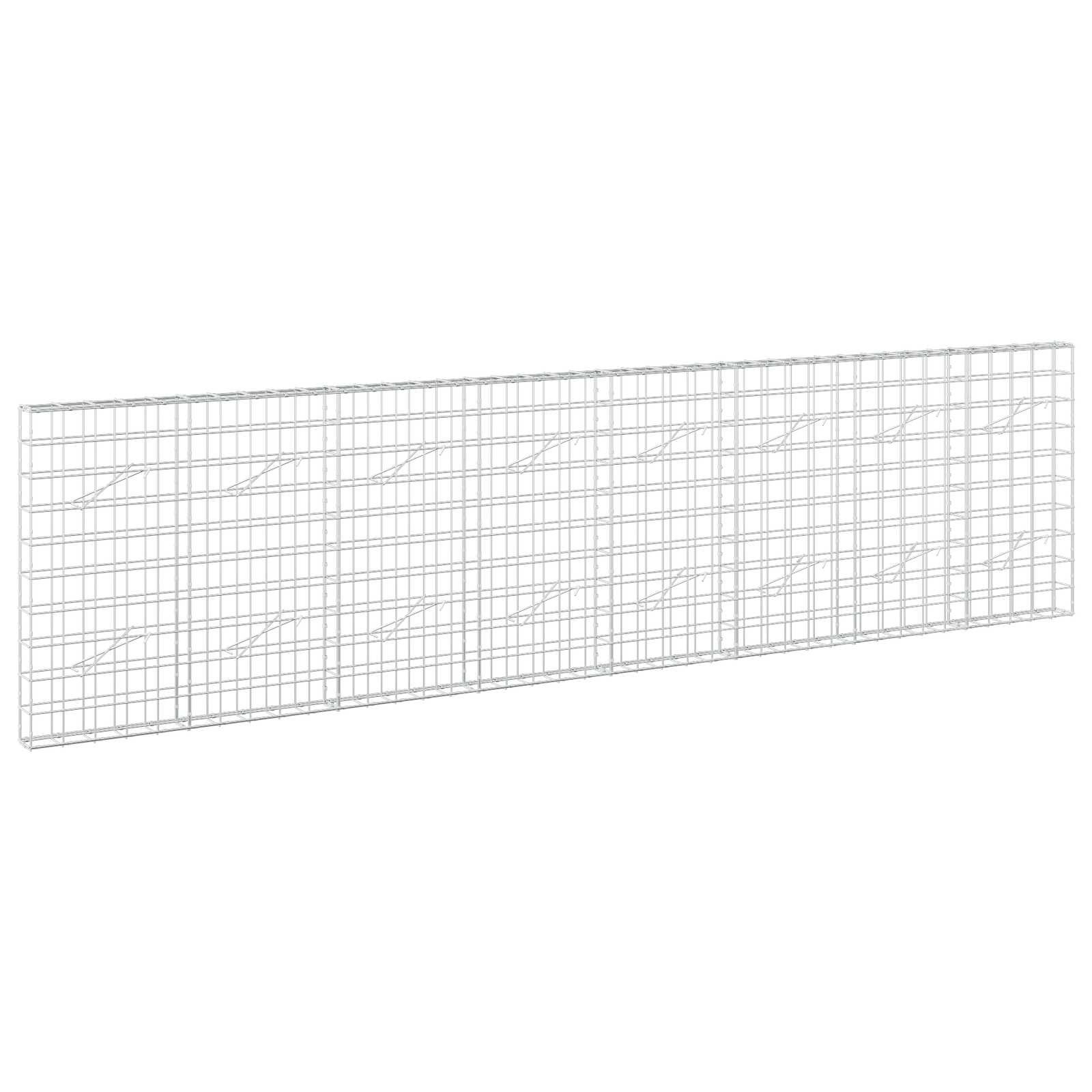 Gabion z žico 5 mm in mrežo 10x10 cm 400x10x100 cm